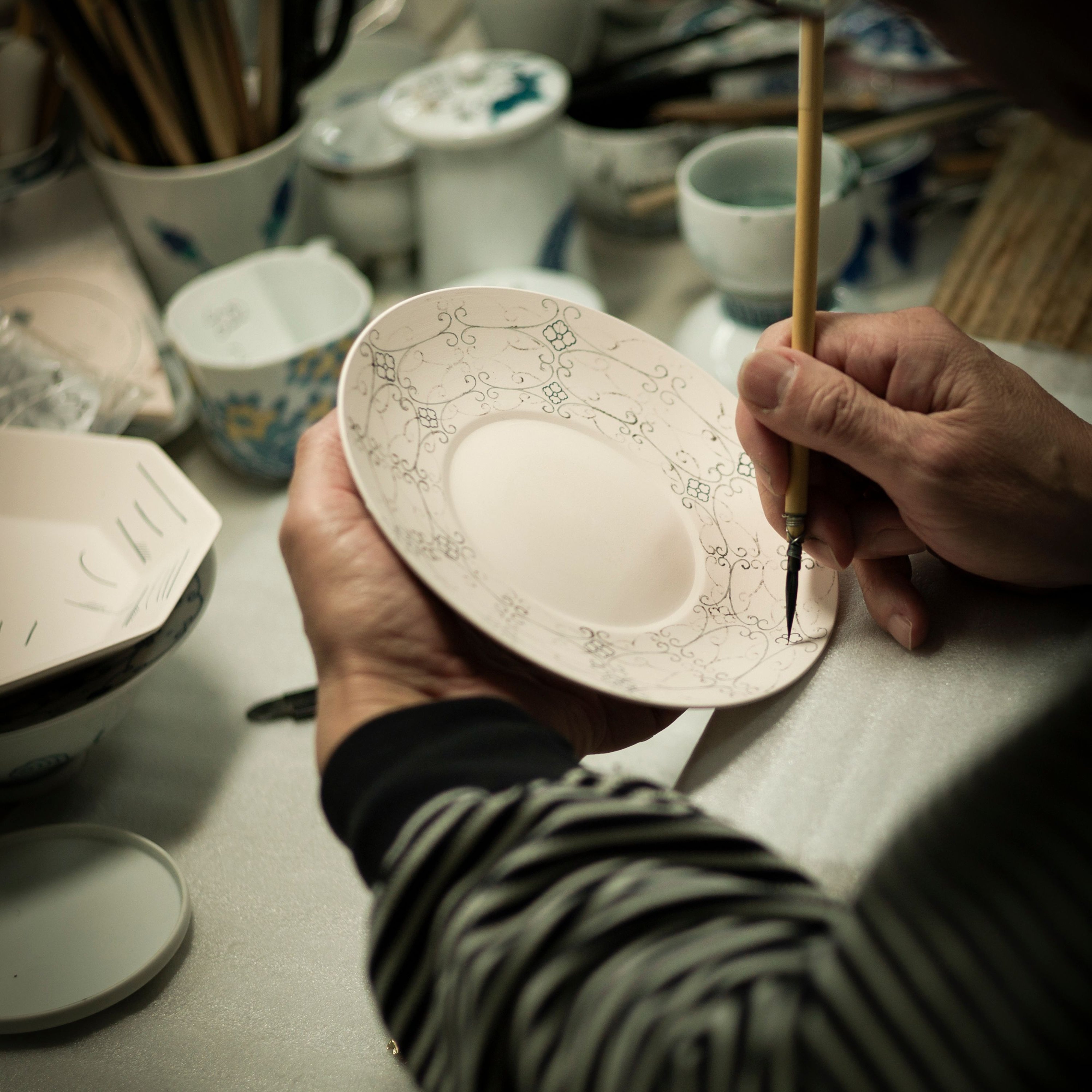 Porcelain Painting Workshop with Hataman Touen