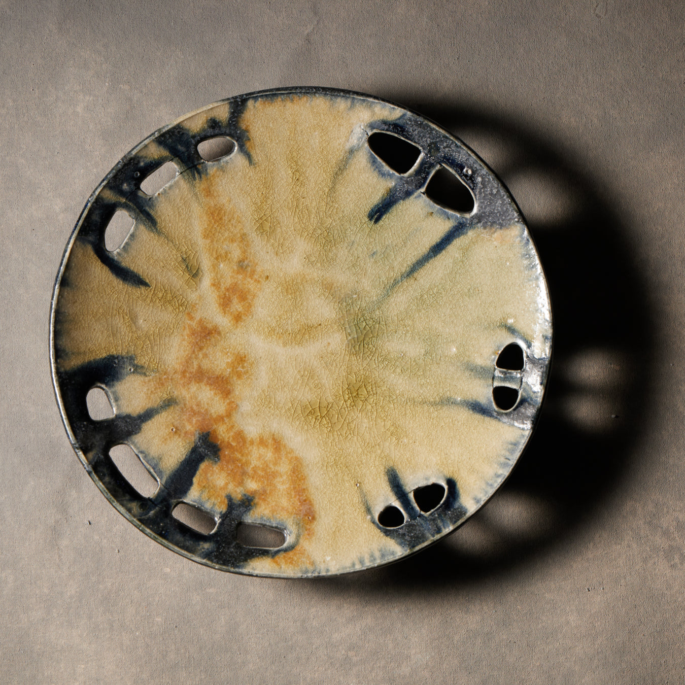 Eiji Matsumura Large Plate with holes