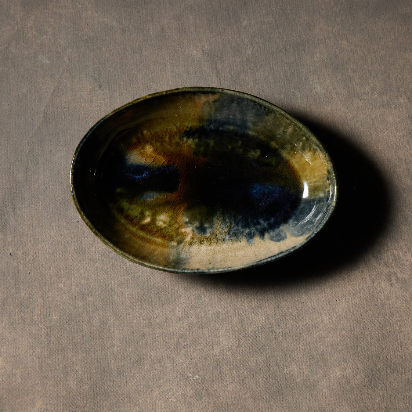 Eiji Matsumura Oval Deep Bowl