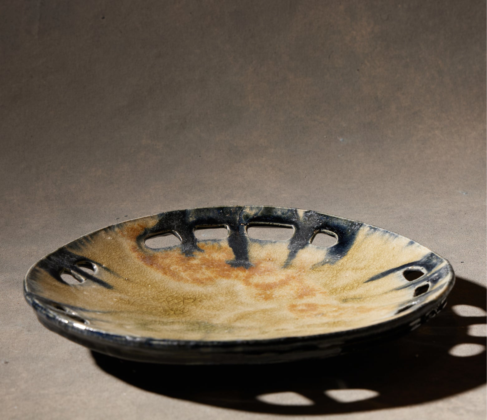 Eiji Matsumura Large Plate with holes