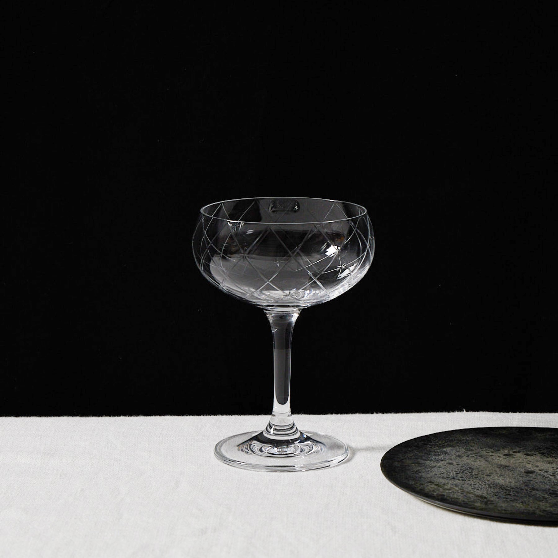 Haruya Hiroshima Saucer Champagne Glass