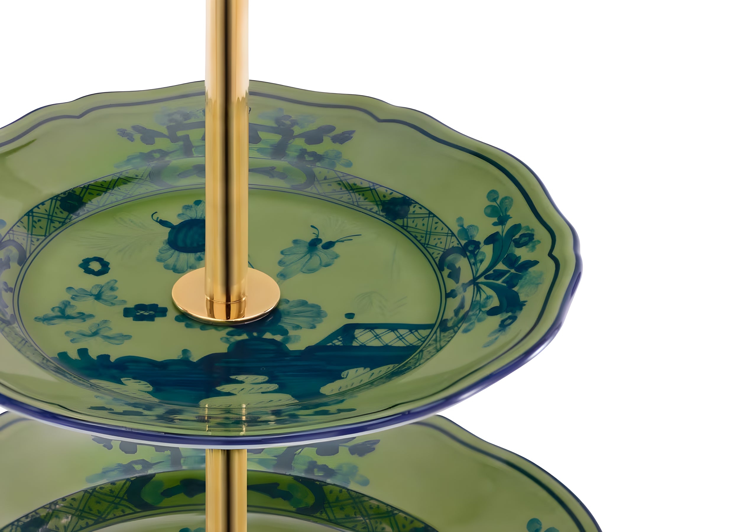Oriente Italiano Malachite 3-Tier Serving Stand