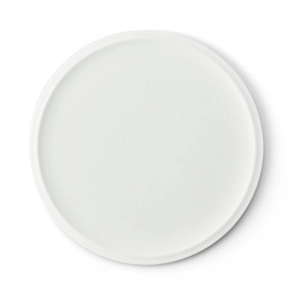 Flat Rim Plate 10" - Matte White