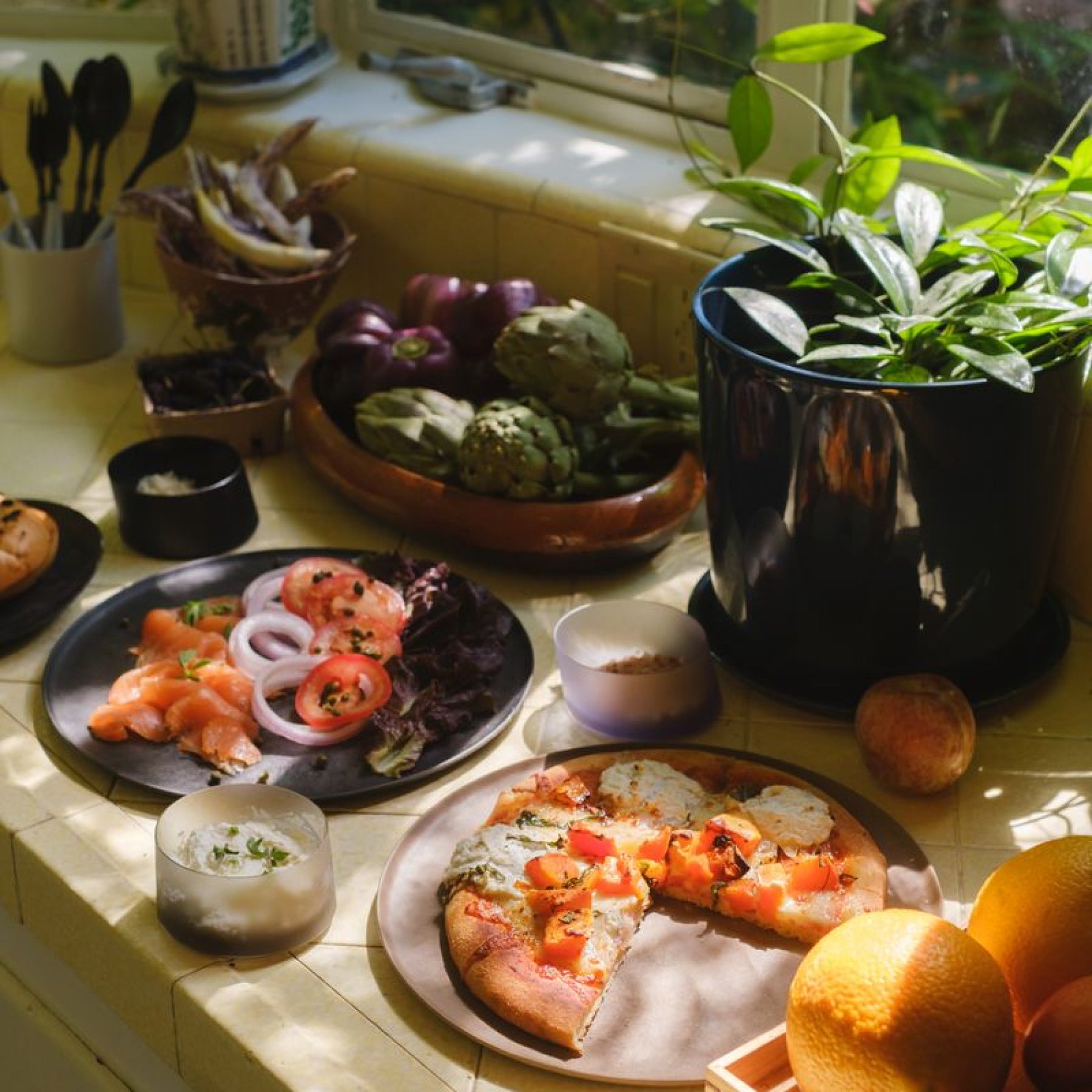 Cedar Bark Dinnerware Light Brown