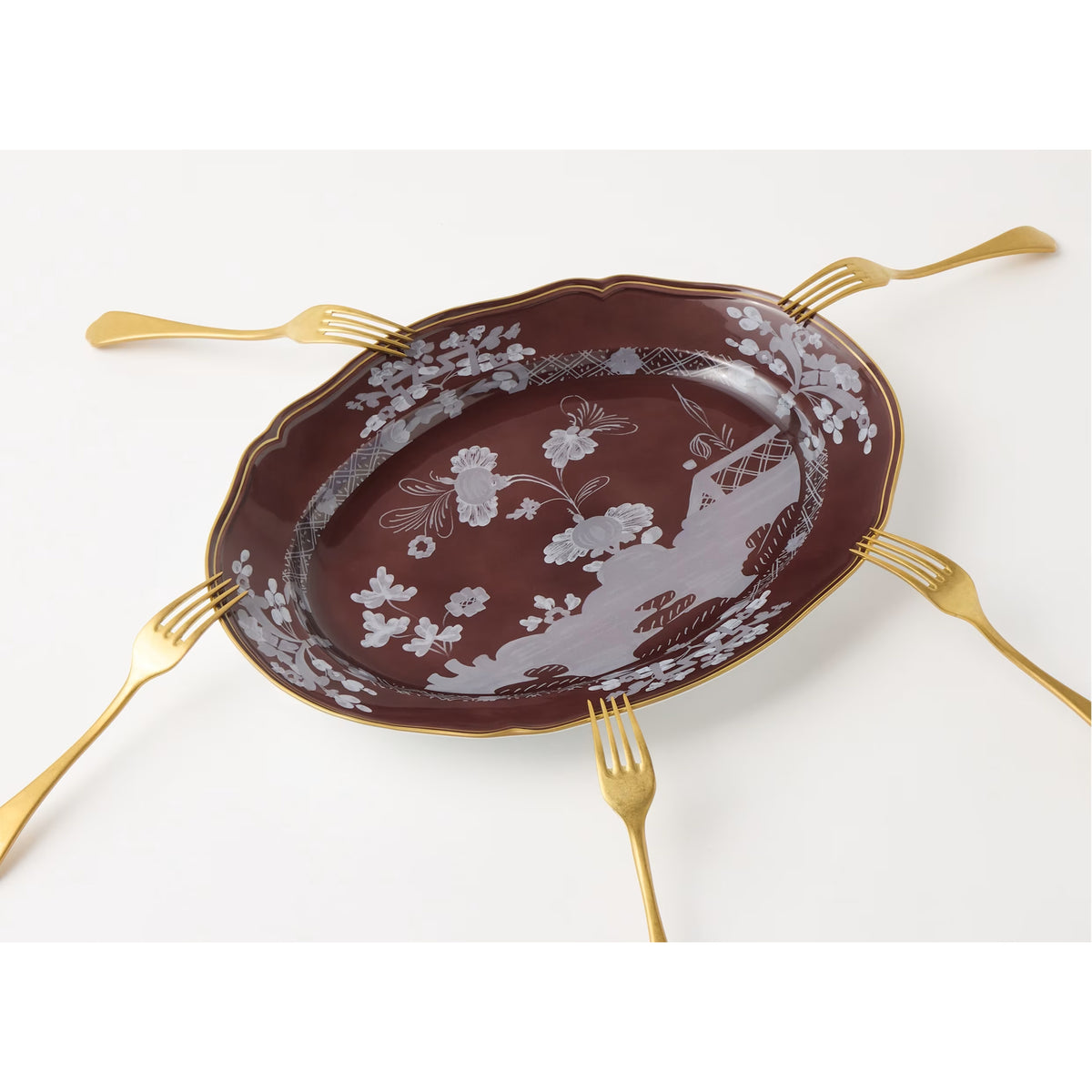 Oriente Italiano Castagna Large Oval Platter