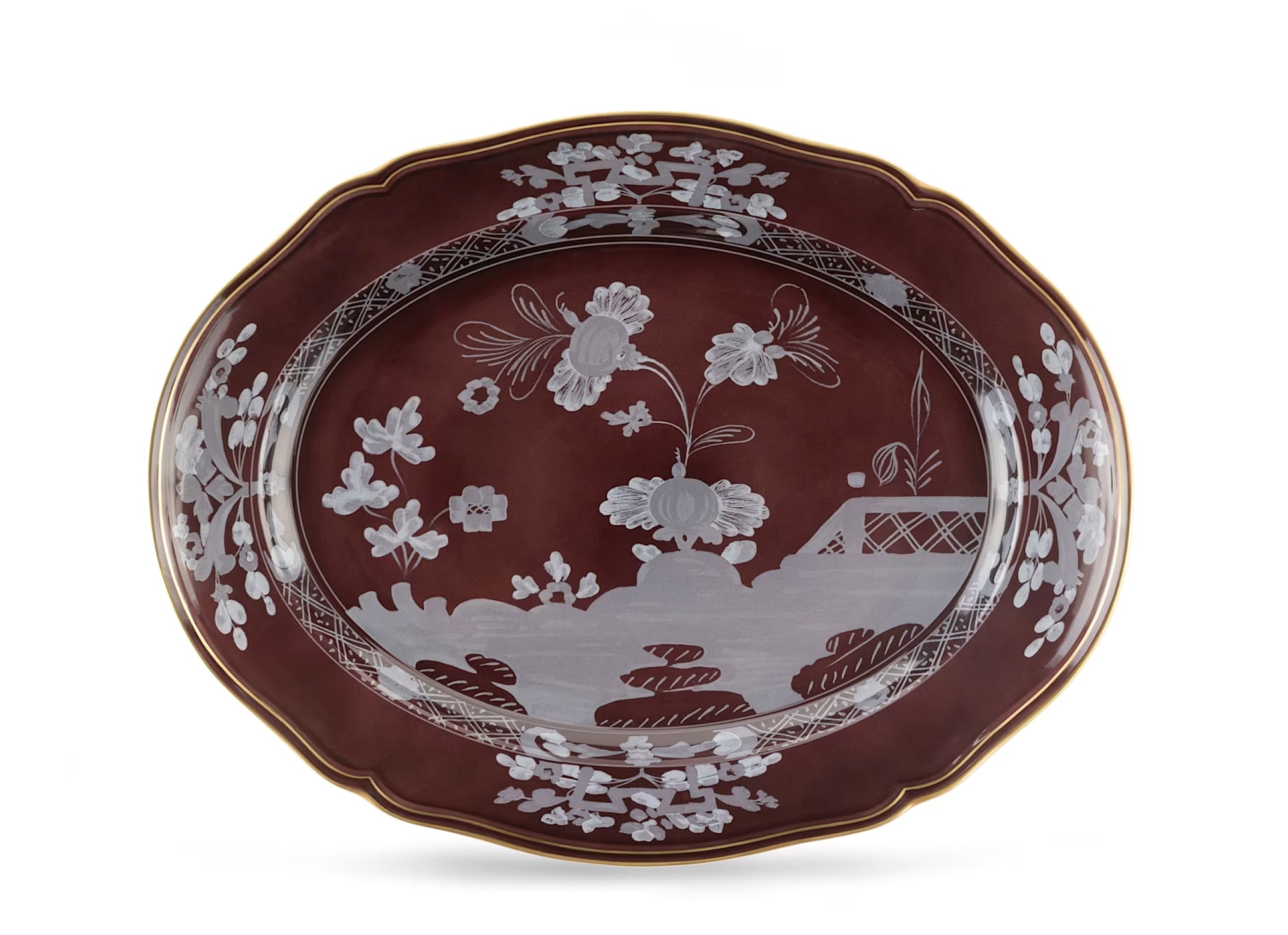 Oriente Italiano Castagna Large Oval Platter