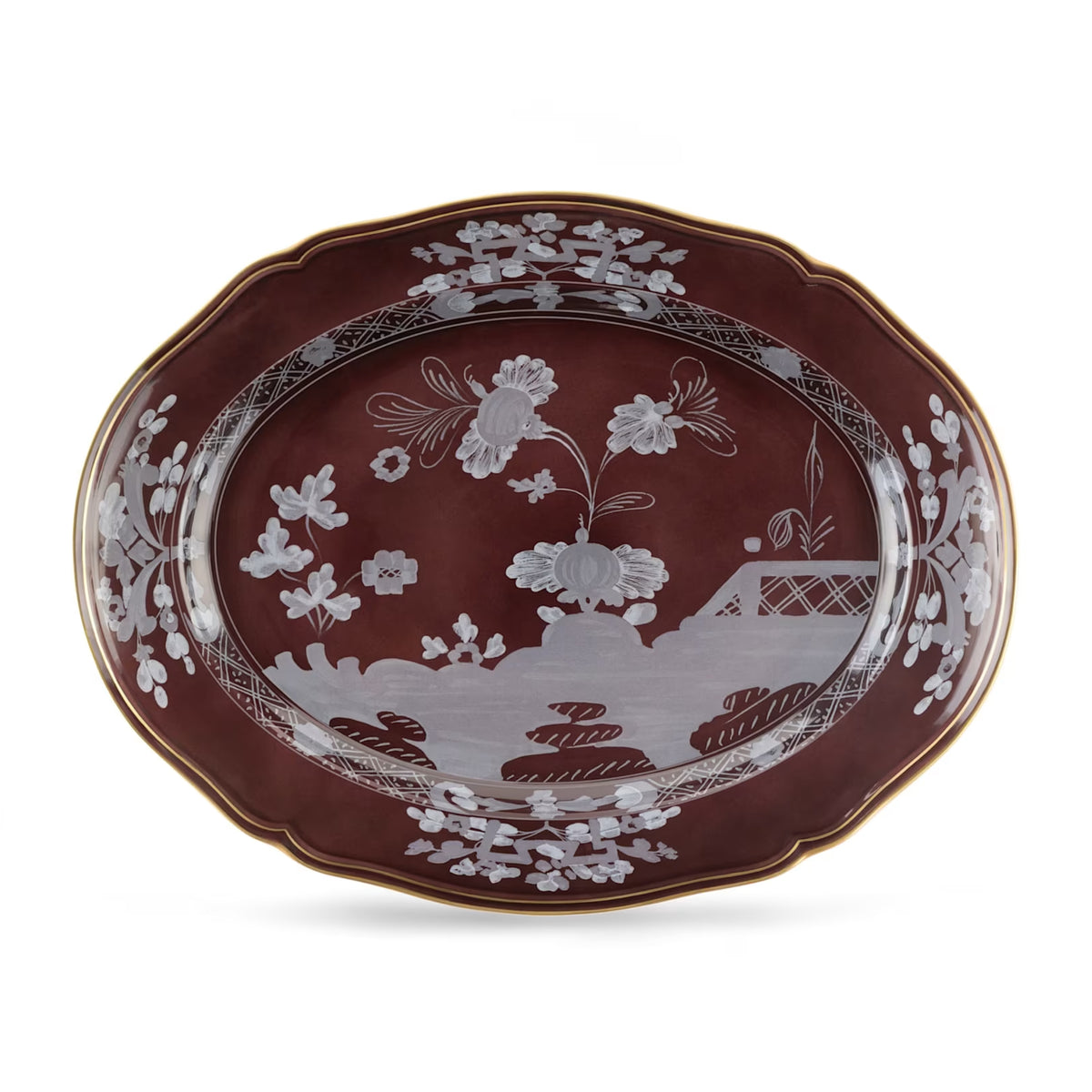 Oriente Italiano Castagna Large Oval Platter
