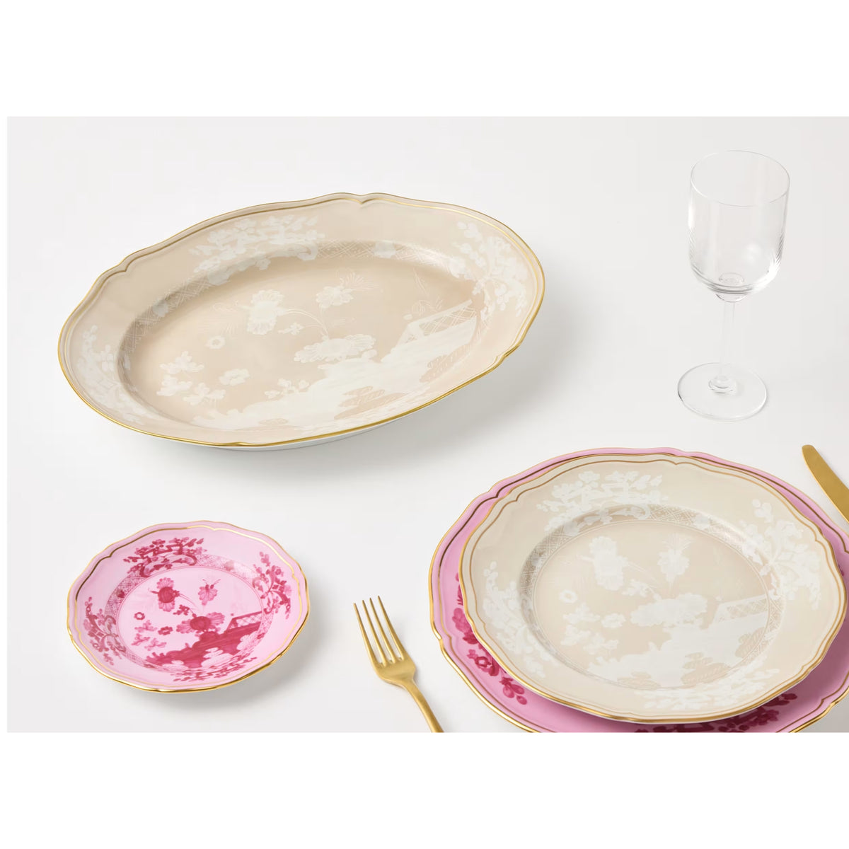 Oriente Italiano Meringa Large Oval Platter