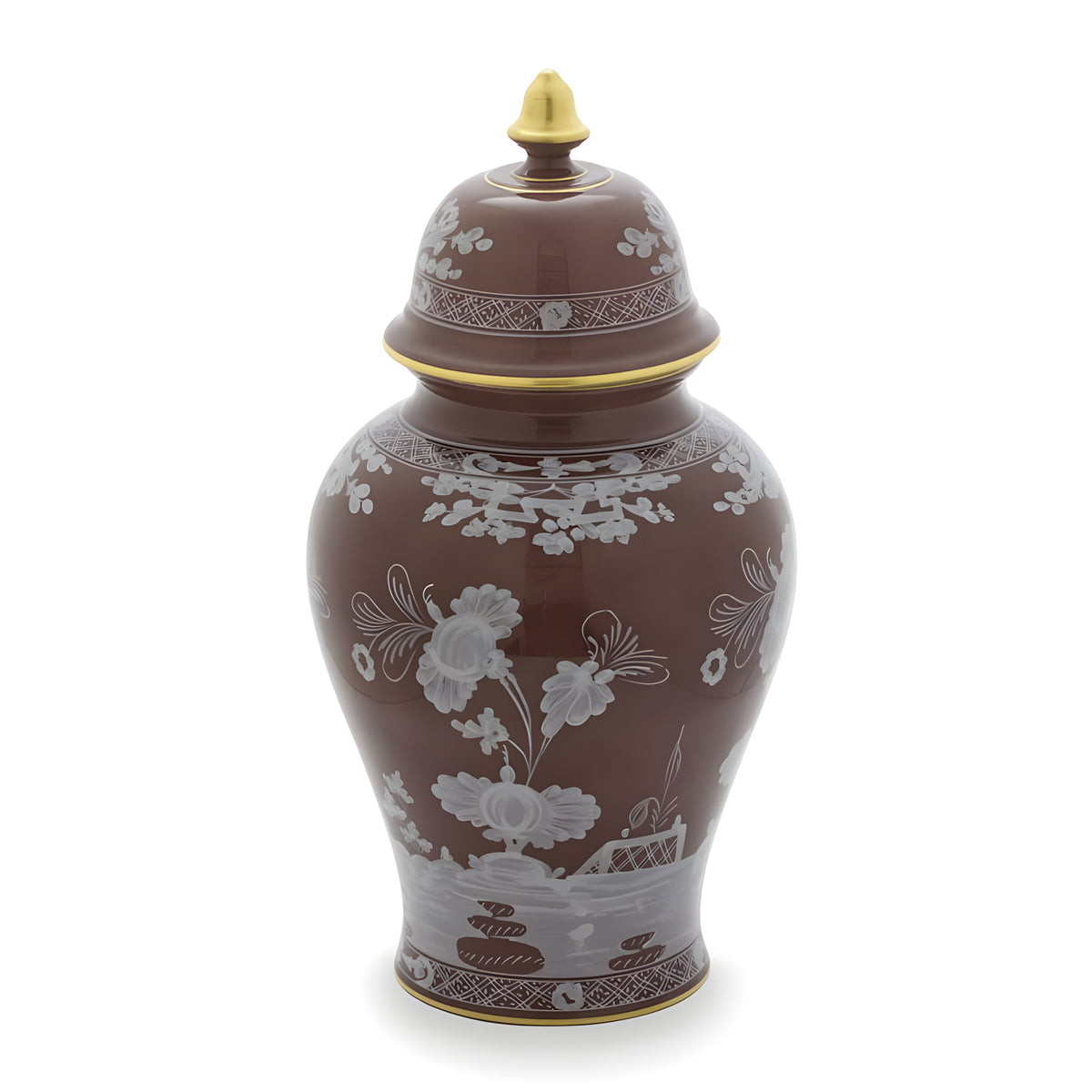 Oriente Italiano Castagna Large Potiche Vase