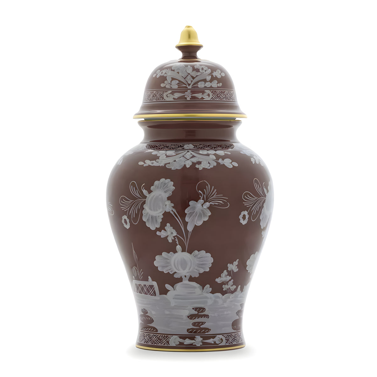 Oriente Italiano Castagna Large Potiche Vase