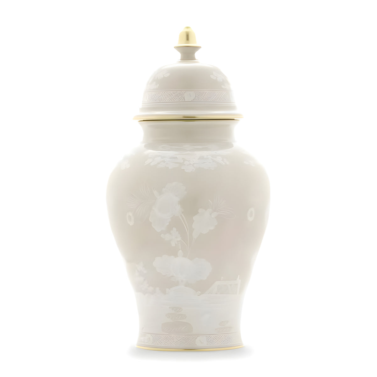 Oriente Italiano Meringa Large Potiche Vase