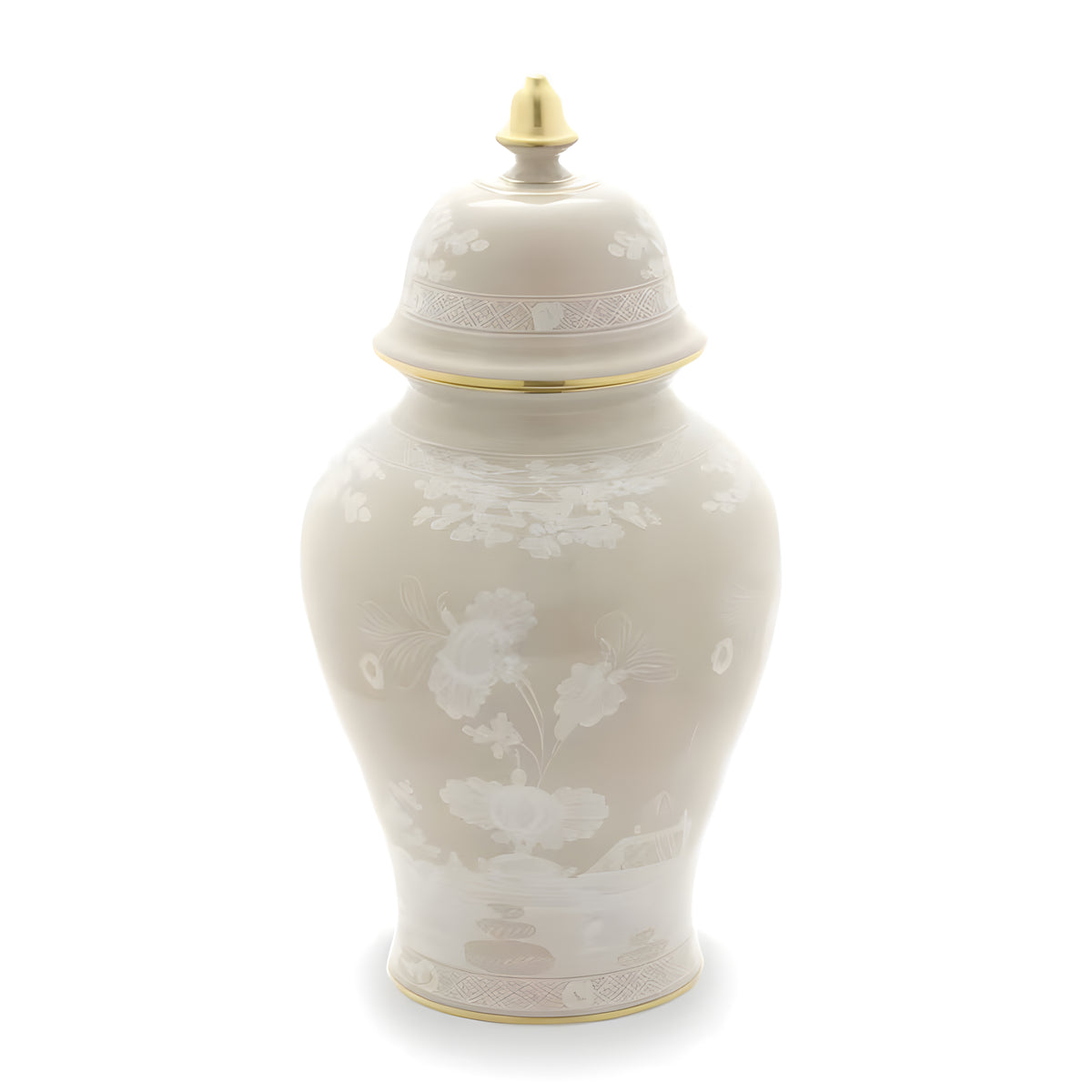 Oriente Italiano Meringa Large Potiche Vase