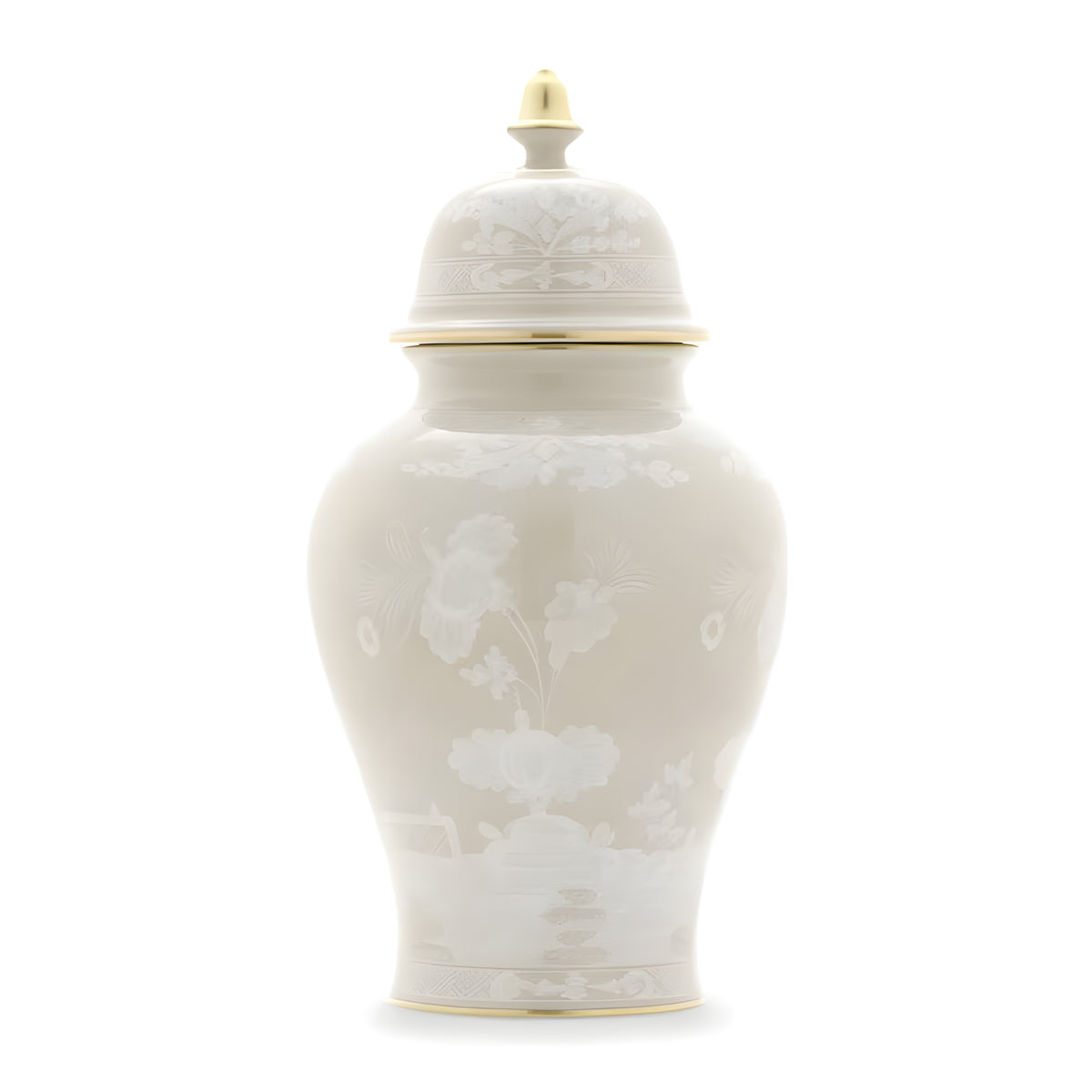 Oriente Italiano Meringa Large Potiche Vase