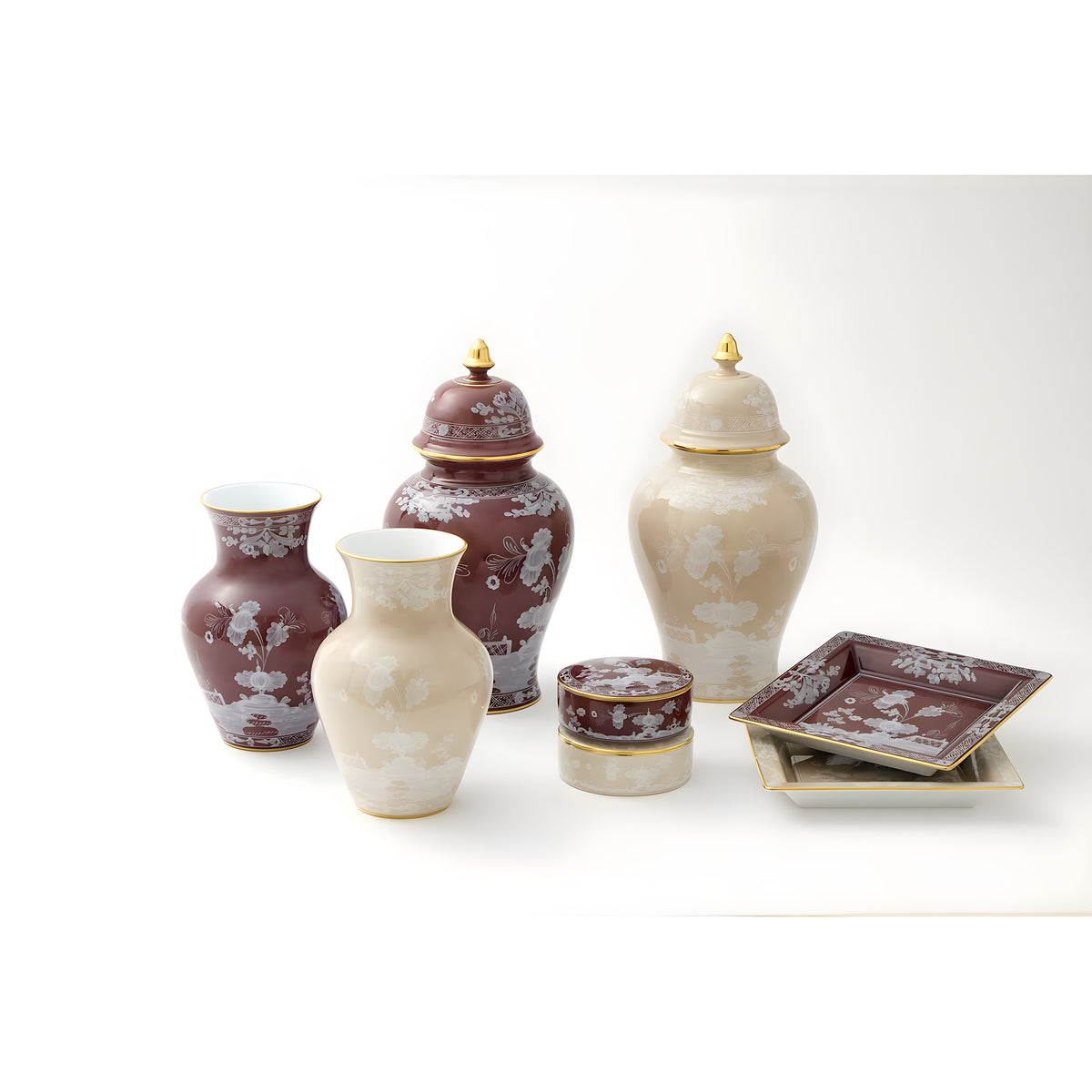 Oriente Italiano Meringa Ming Vase