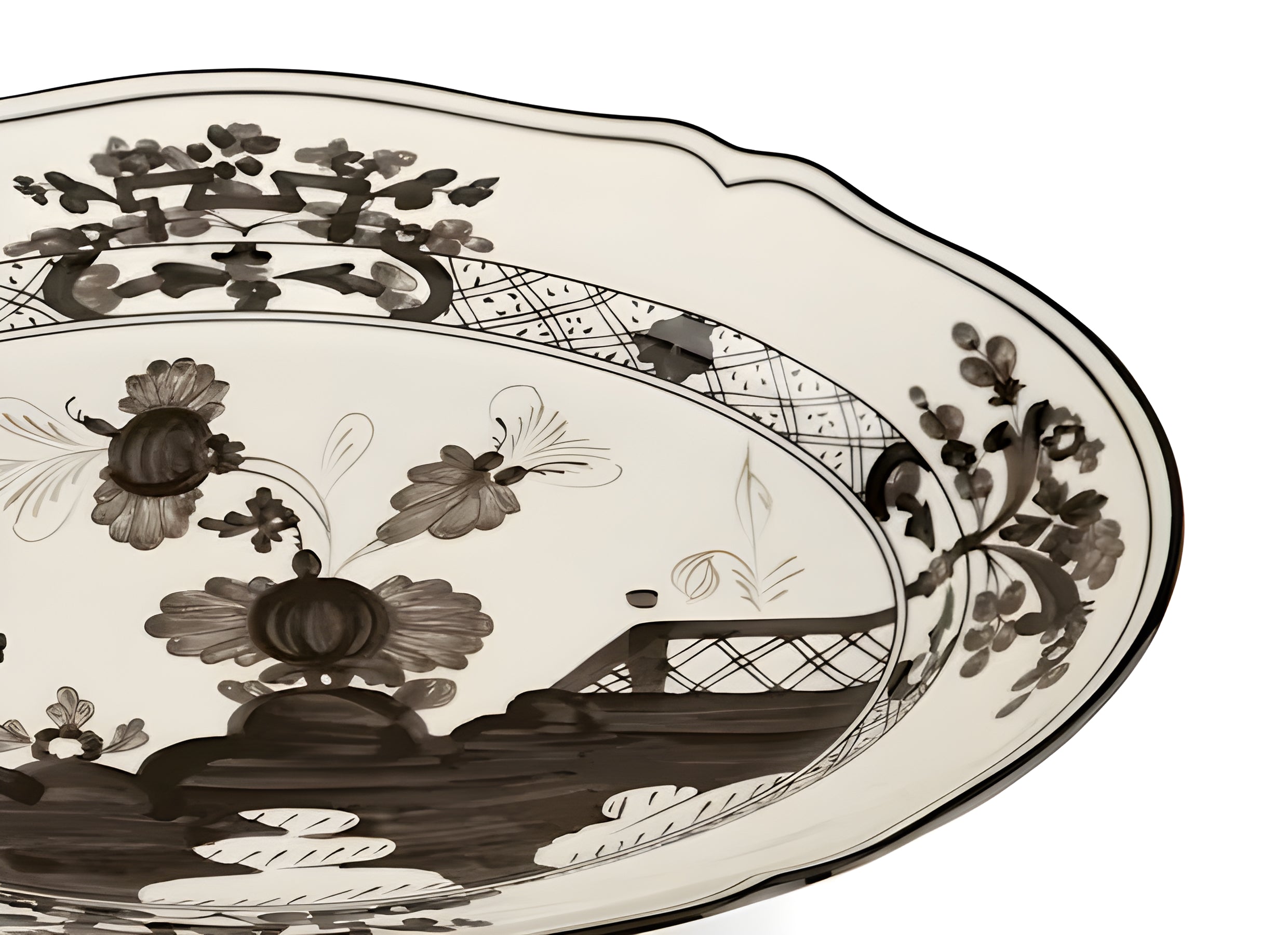 Oriente Italiano Albus Oval Platter