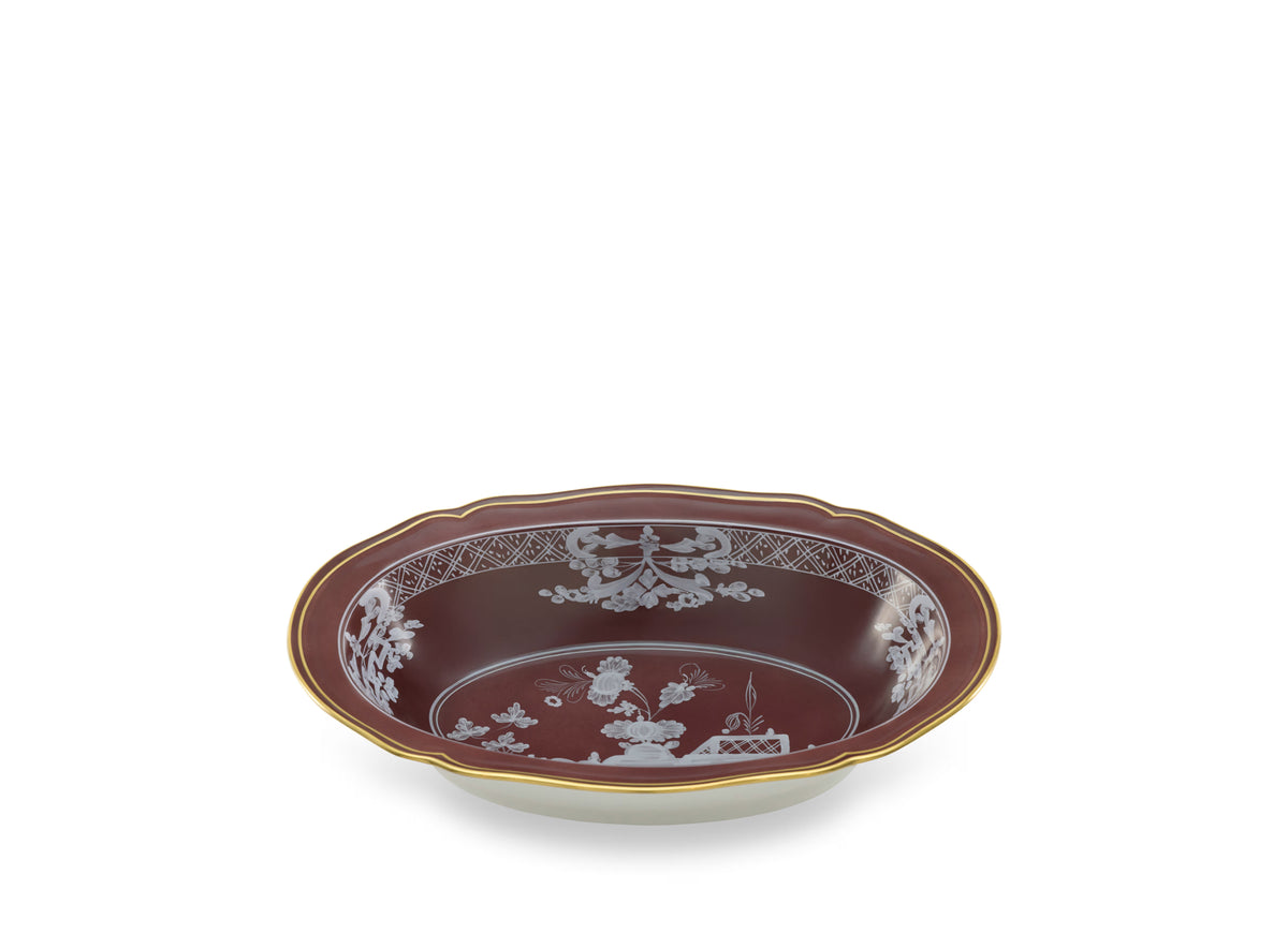Oriente Italiano Castagna Oval Bowl