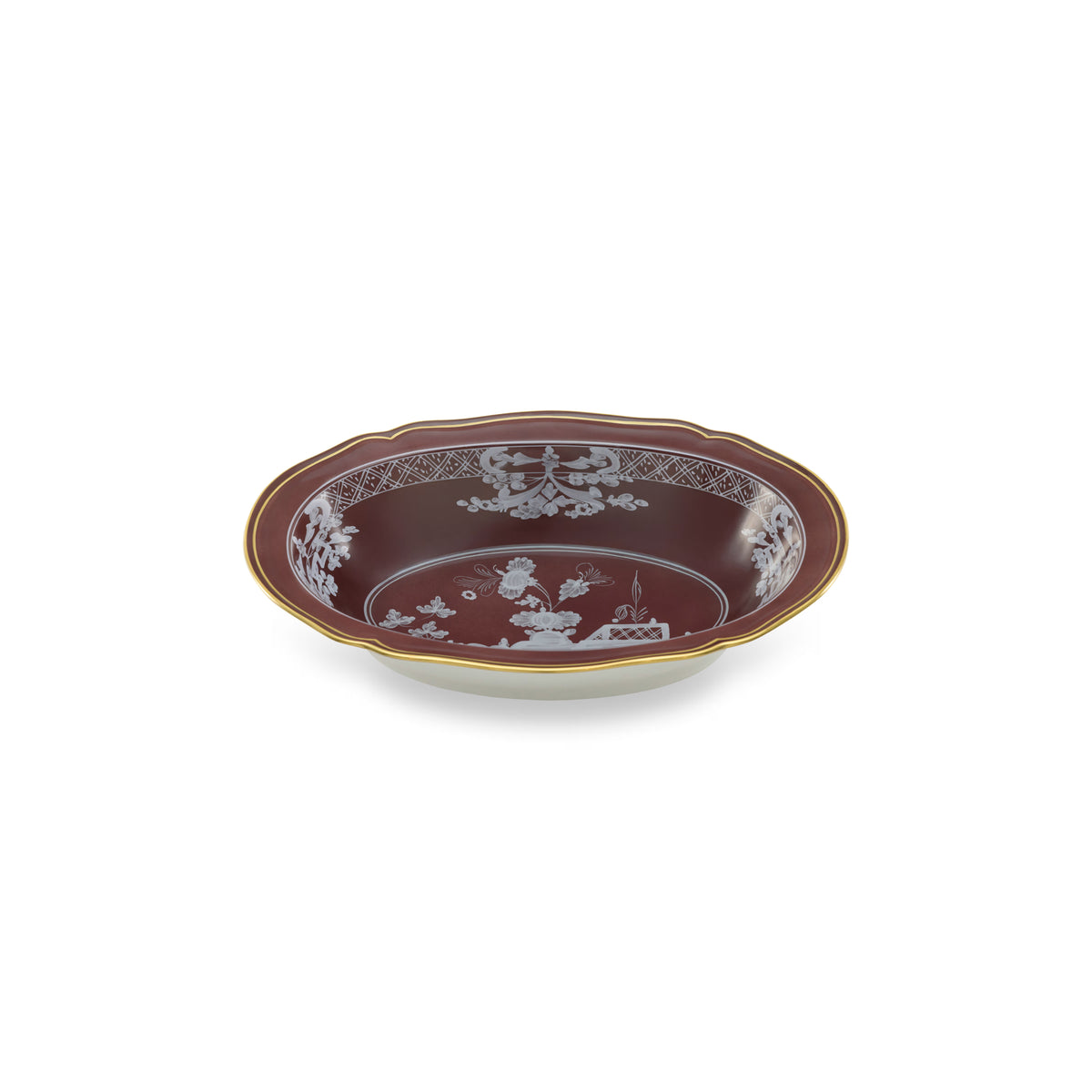 Oriente Italiano Castagna Oval Bowl