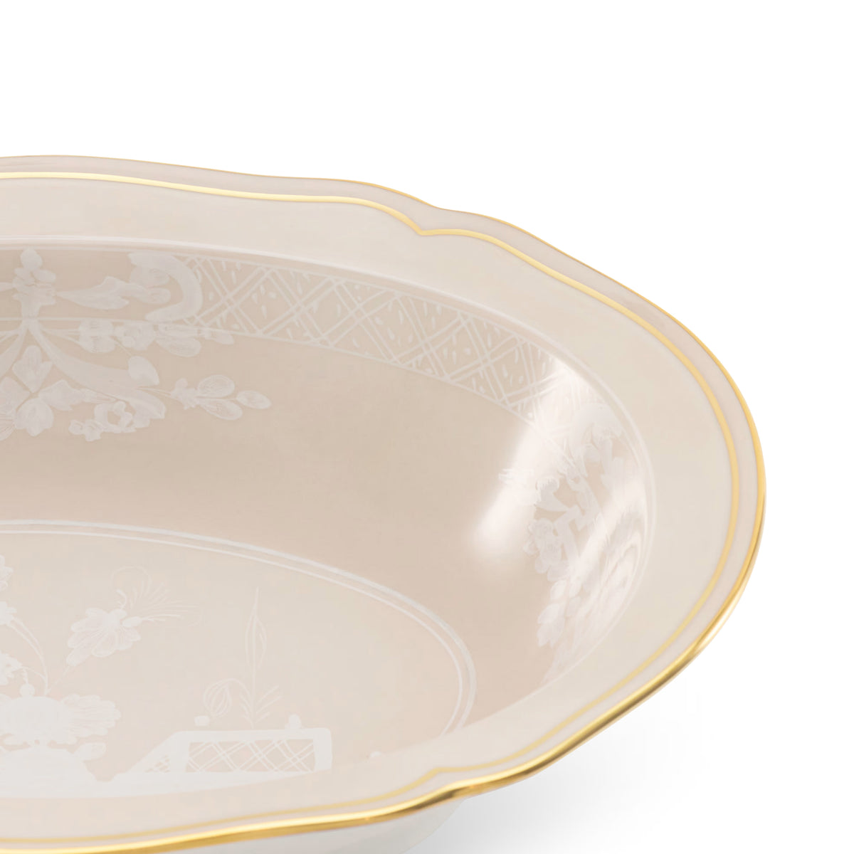 Oriente Italiano Meringa Oval Bowl