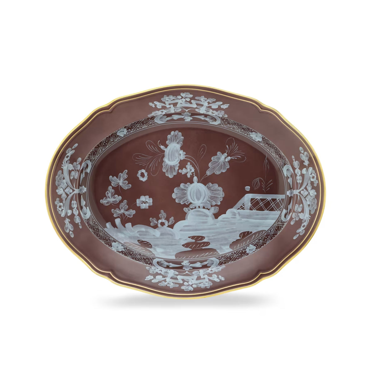 Oriente Italiano Castagna Oval Platter
