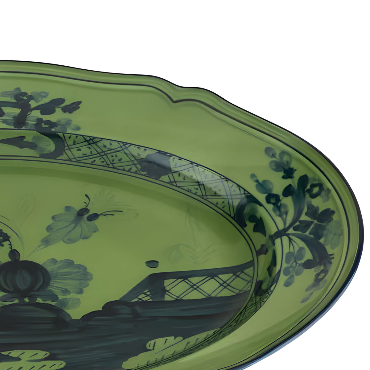 Oriente Italiano Malachite Oval Platter