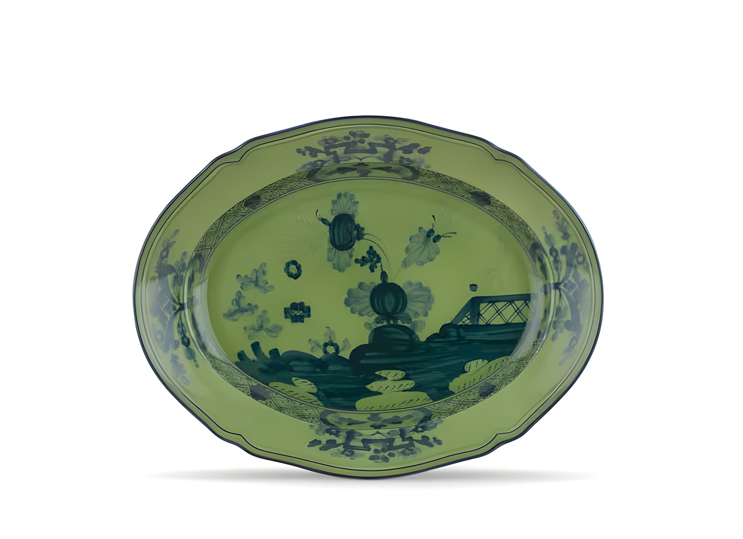 Oriente Italiano Malachite Oval Platter