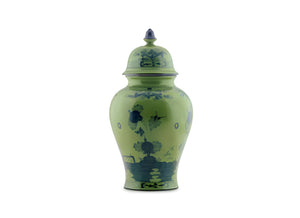 Oriente Italiano Malachite Large Potiche Vase