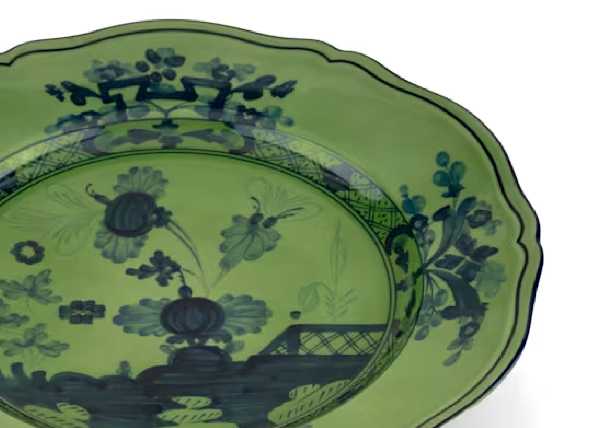 Oriente Italiano Malachite Round Platter