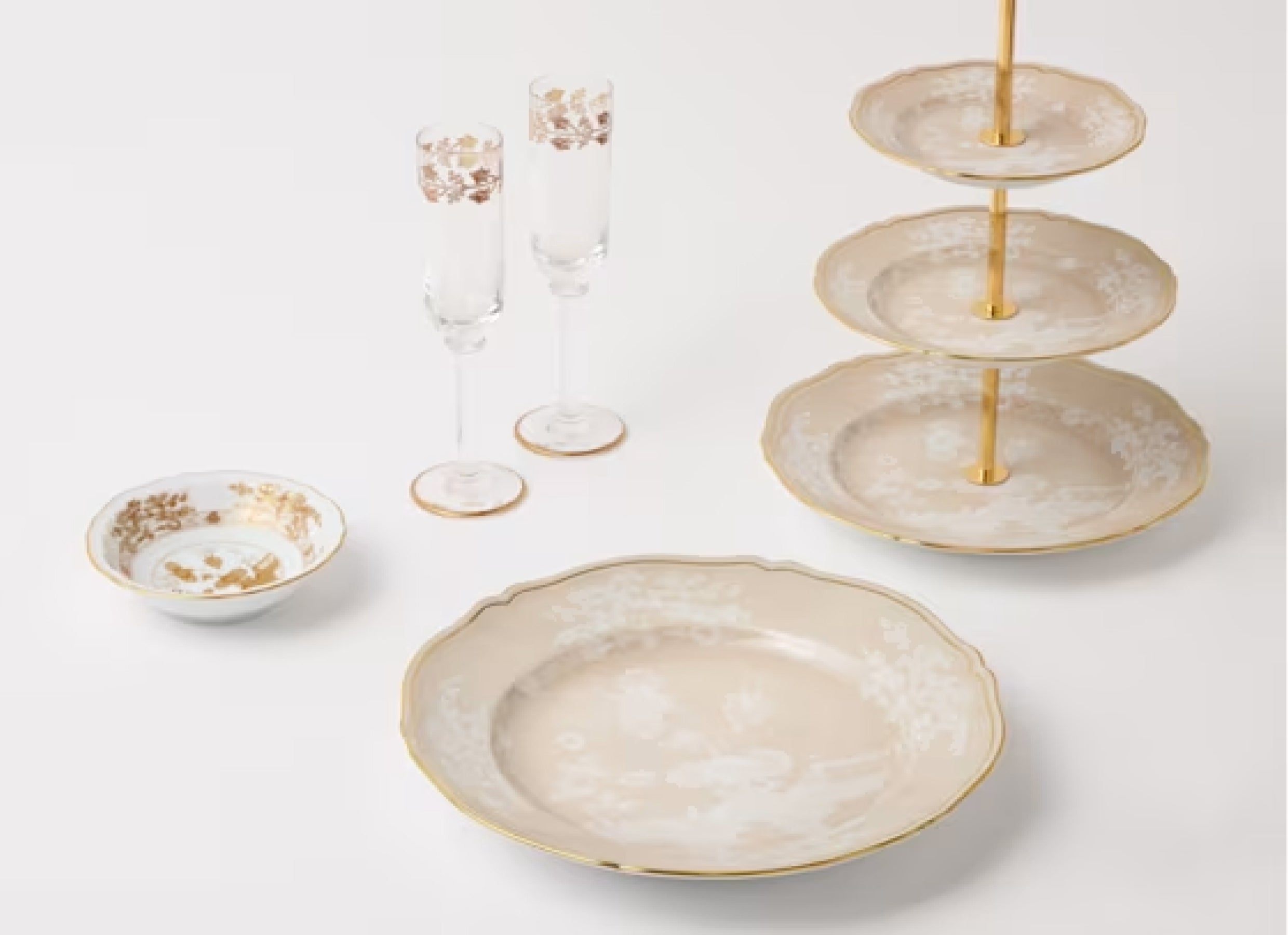 Oriente Italiano Meringa Round Platter