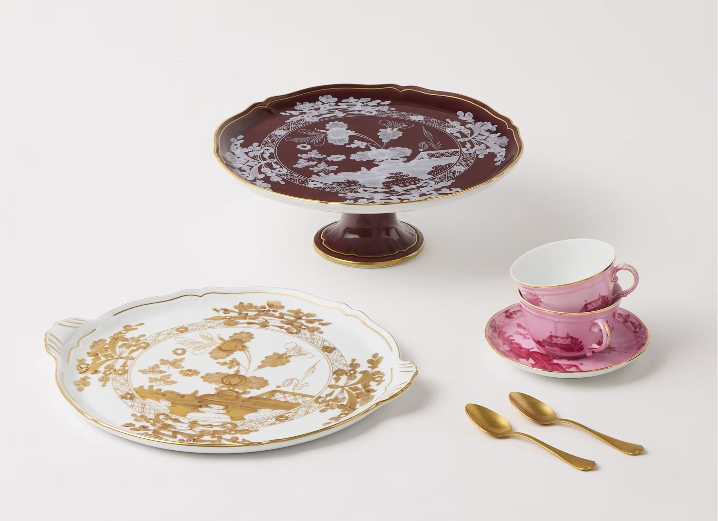 Oriente Italiano Aurum Cake Plate