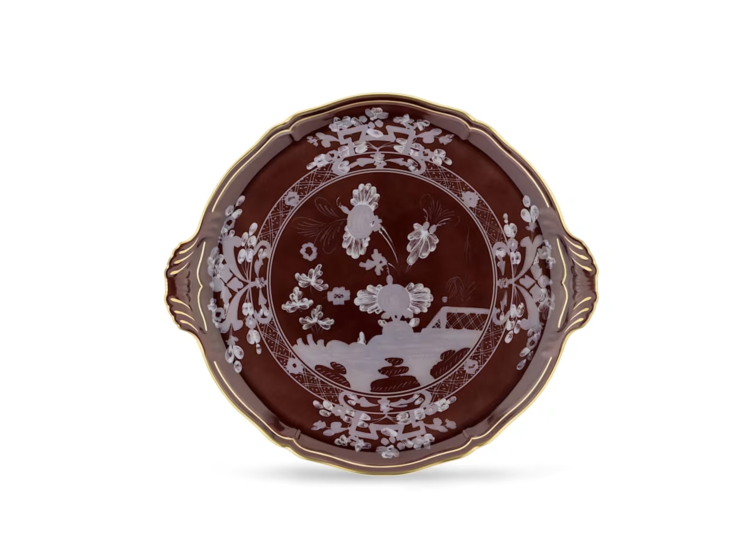 Oriente Italiano Castagna Cake Plate