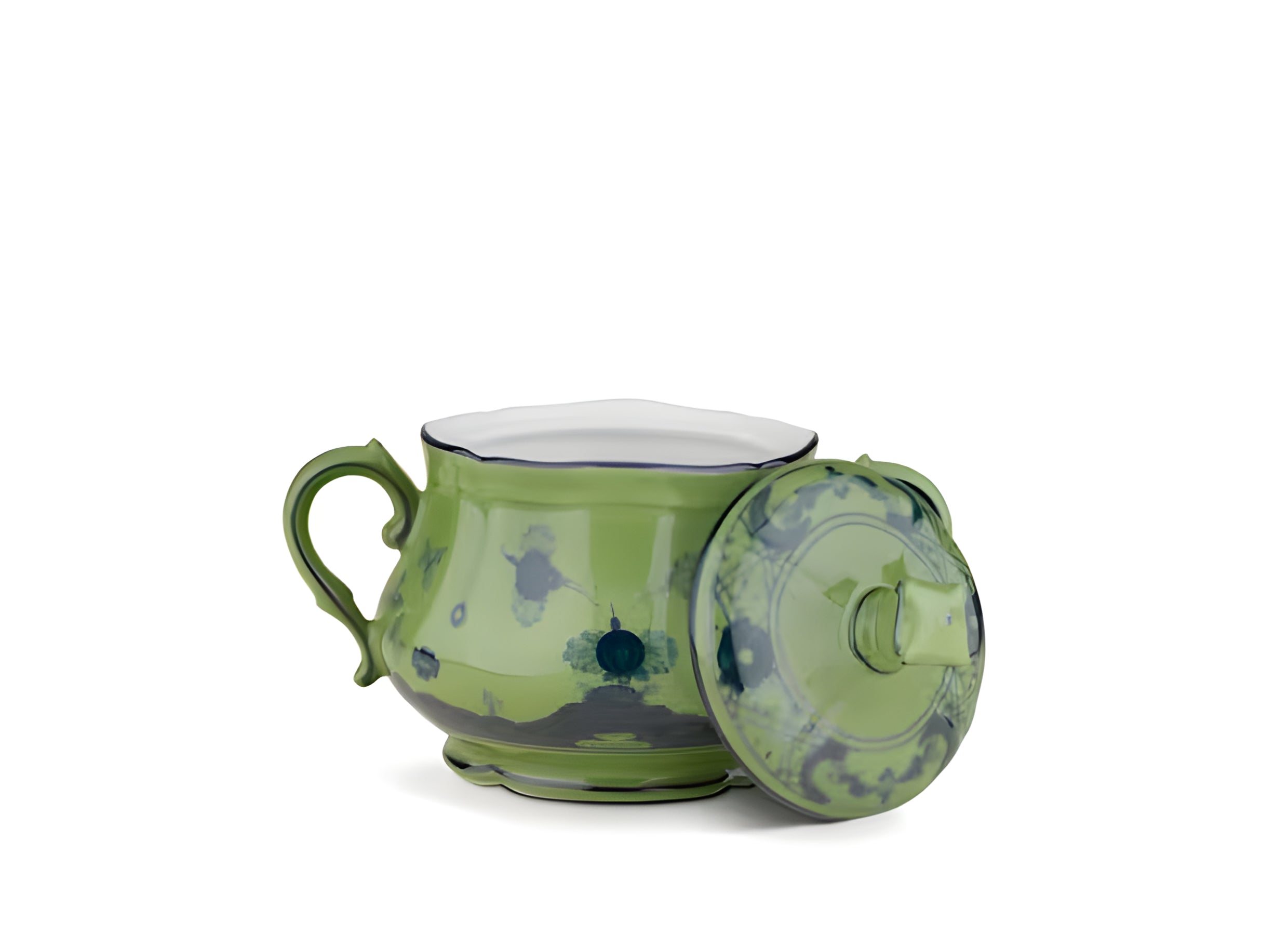 Oriente Italiano Malachite Sugar Bowl