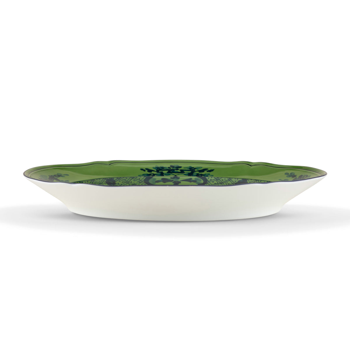 Oriente Italiano Malachite Large Oval Platter