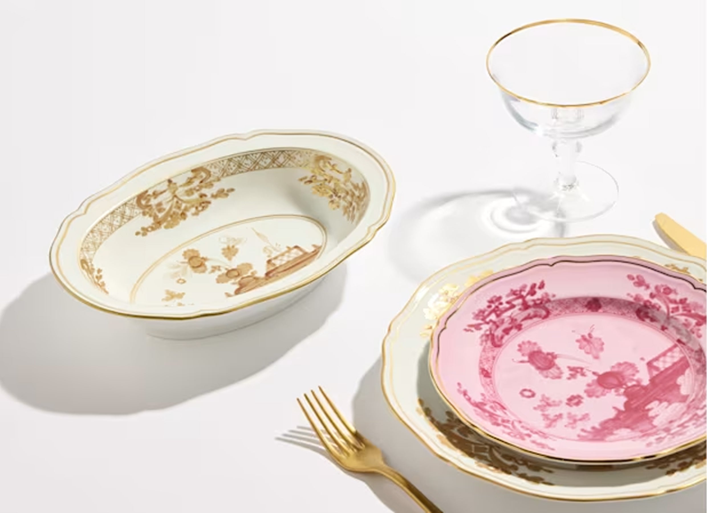Oriente Italiano Aurum Oval Bowl
