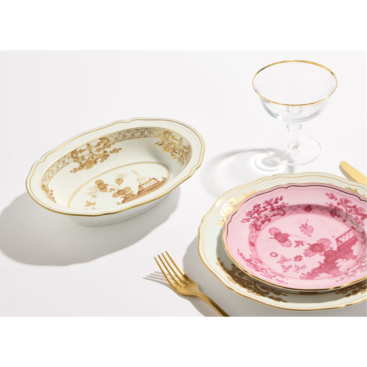 Oriente Italiano Aurum Oval Bowl