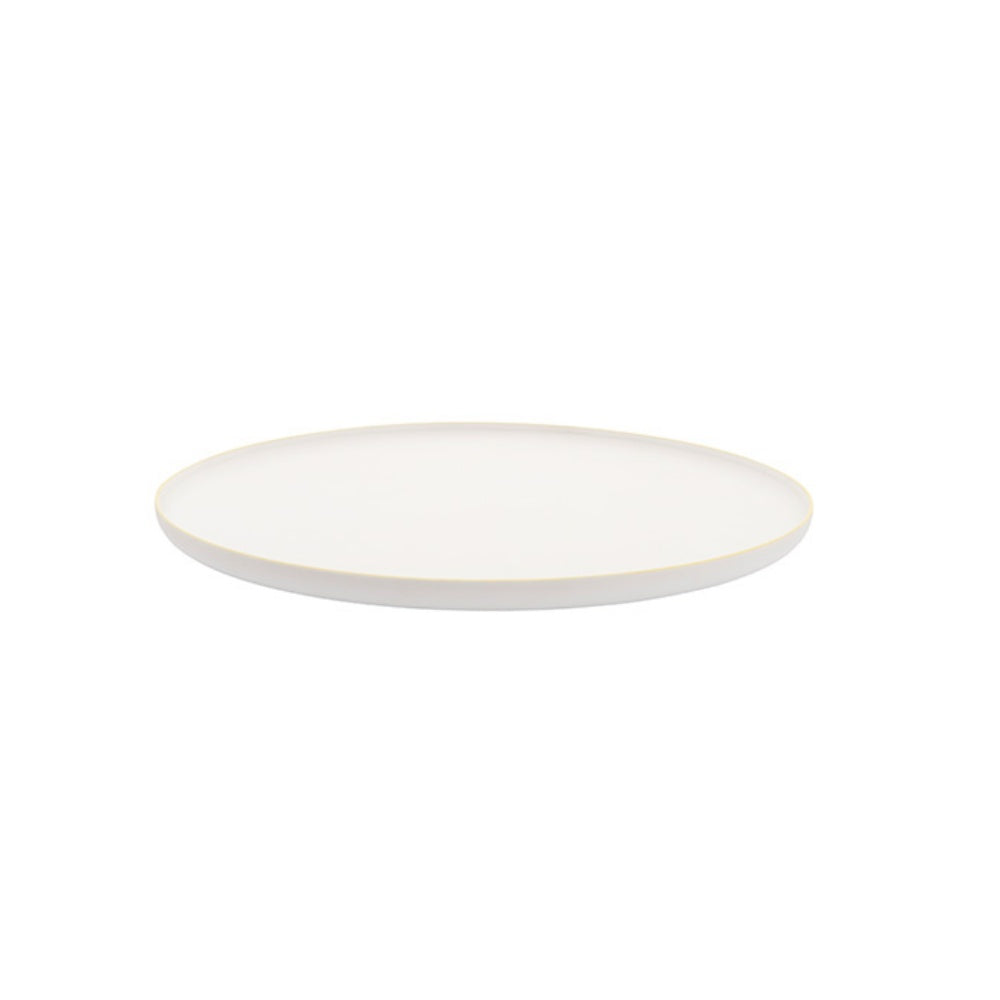 S&B Flat Plate 220 Plain White Yellow
