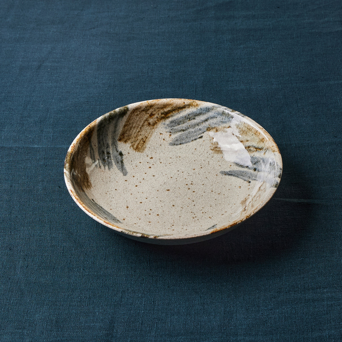 Asamono Shallow Bowl - Underglazed