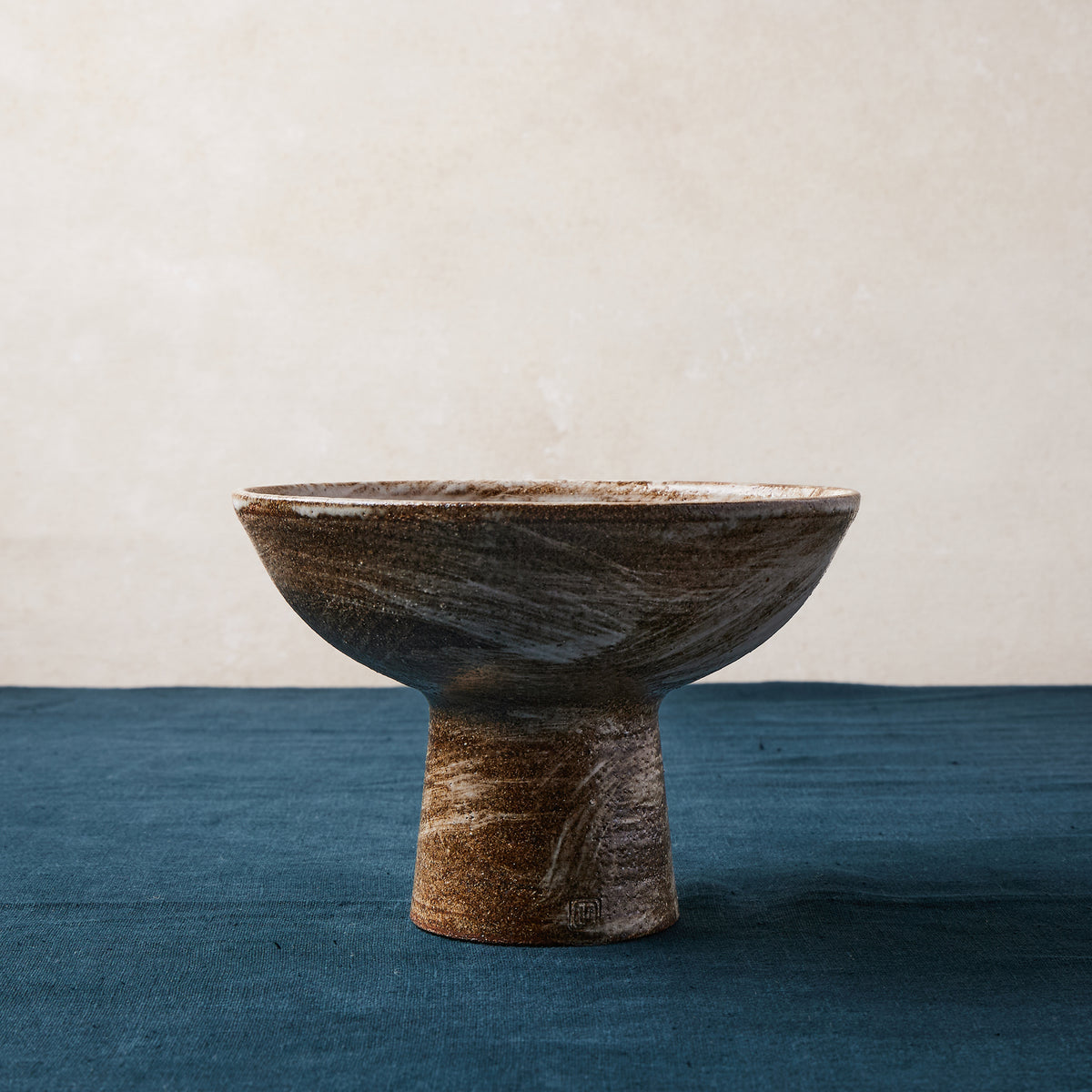 Asamono Pedestal Bowl - Hakeme