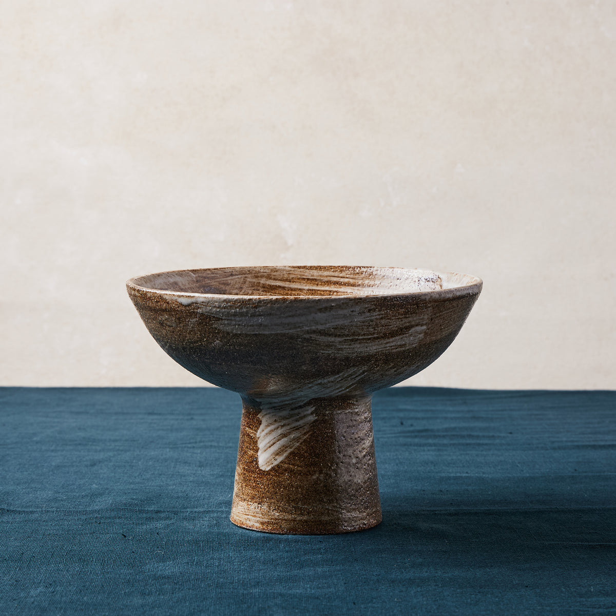 Asamono Pedestal Bowl - Hakeme
