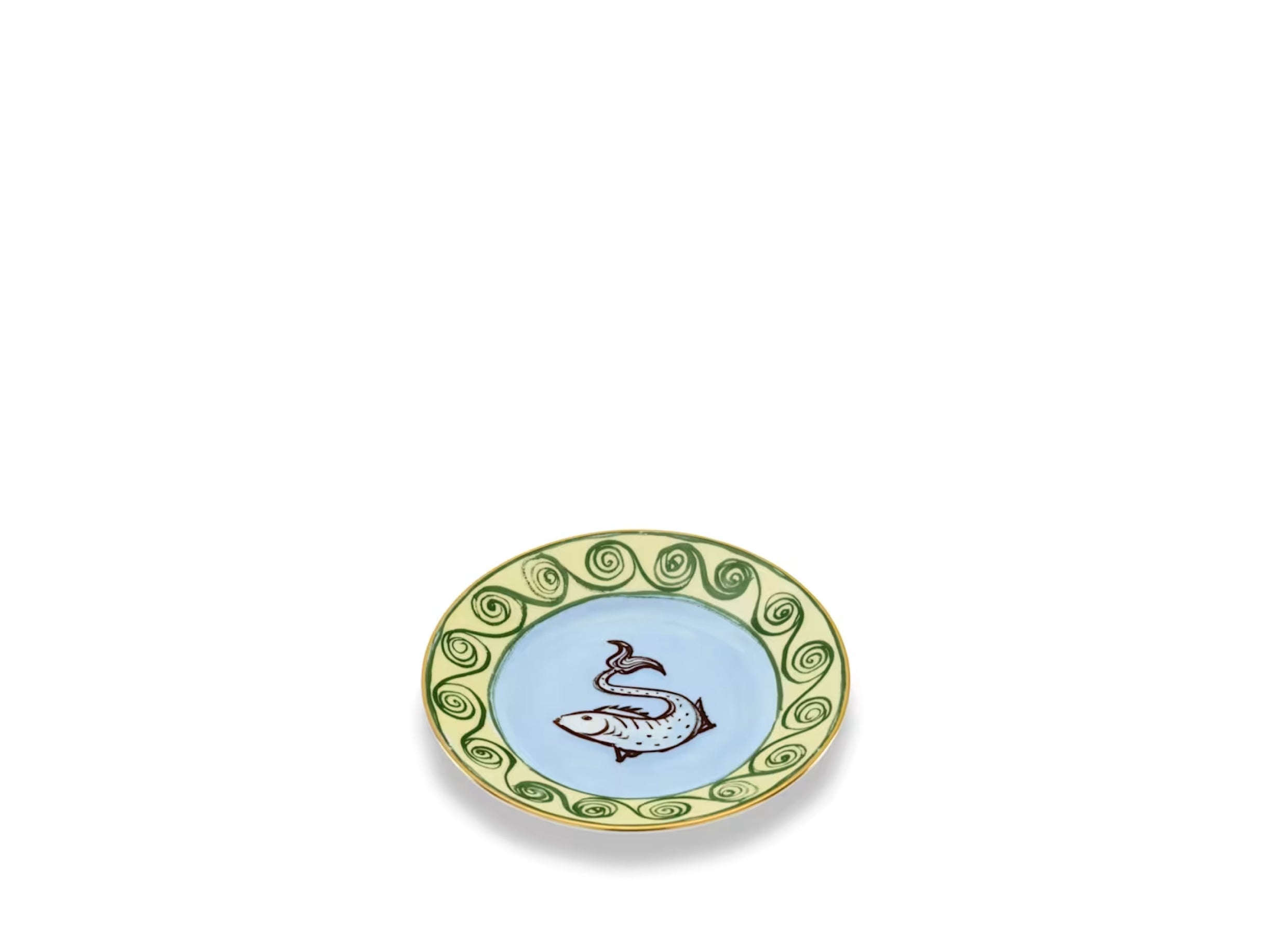 Il Viaggio di Nettuno Bread Plate Sky Blue