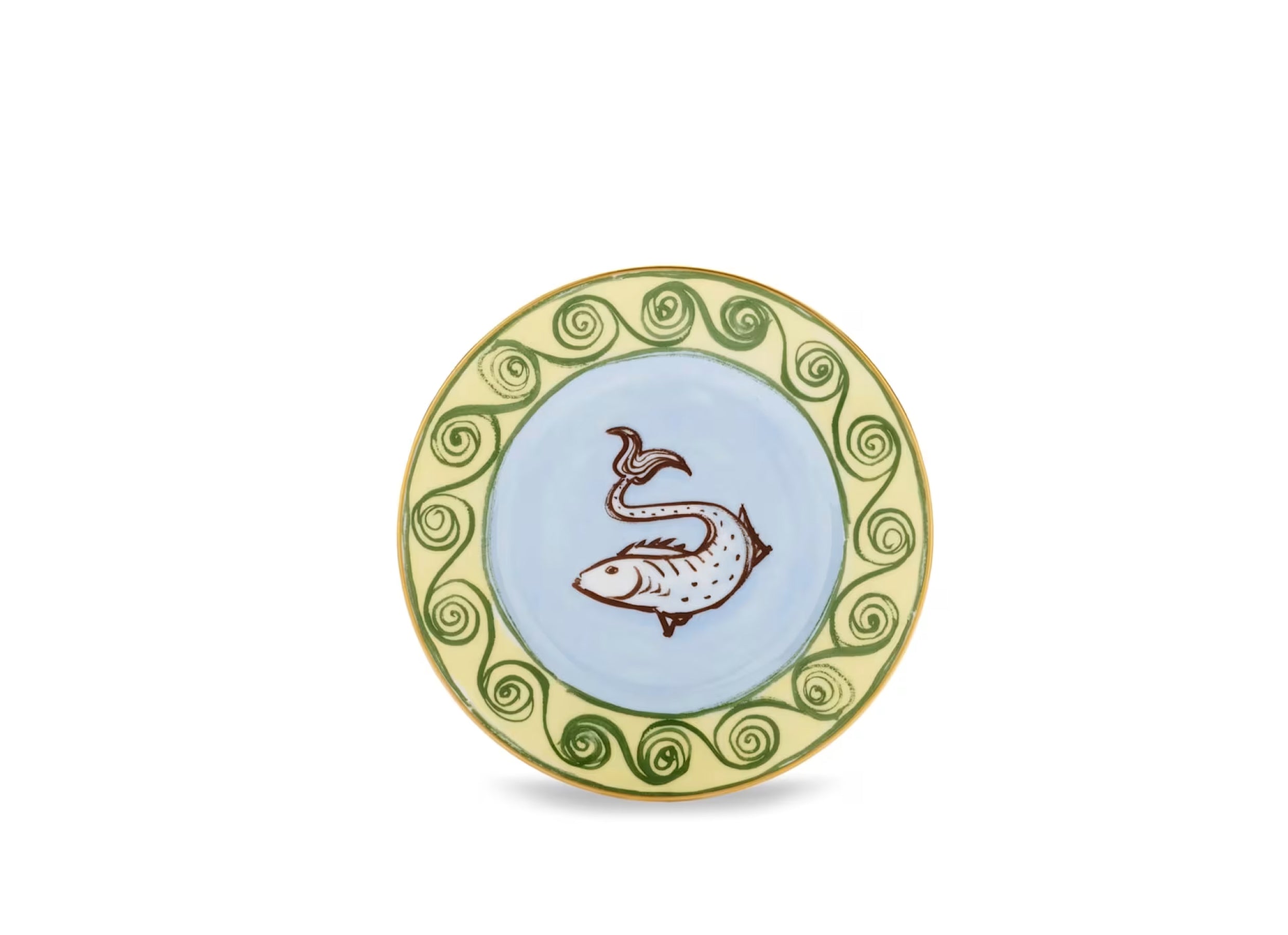 Il Viaggio di Nettuno Bread Plate Sky Blue