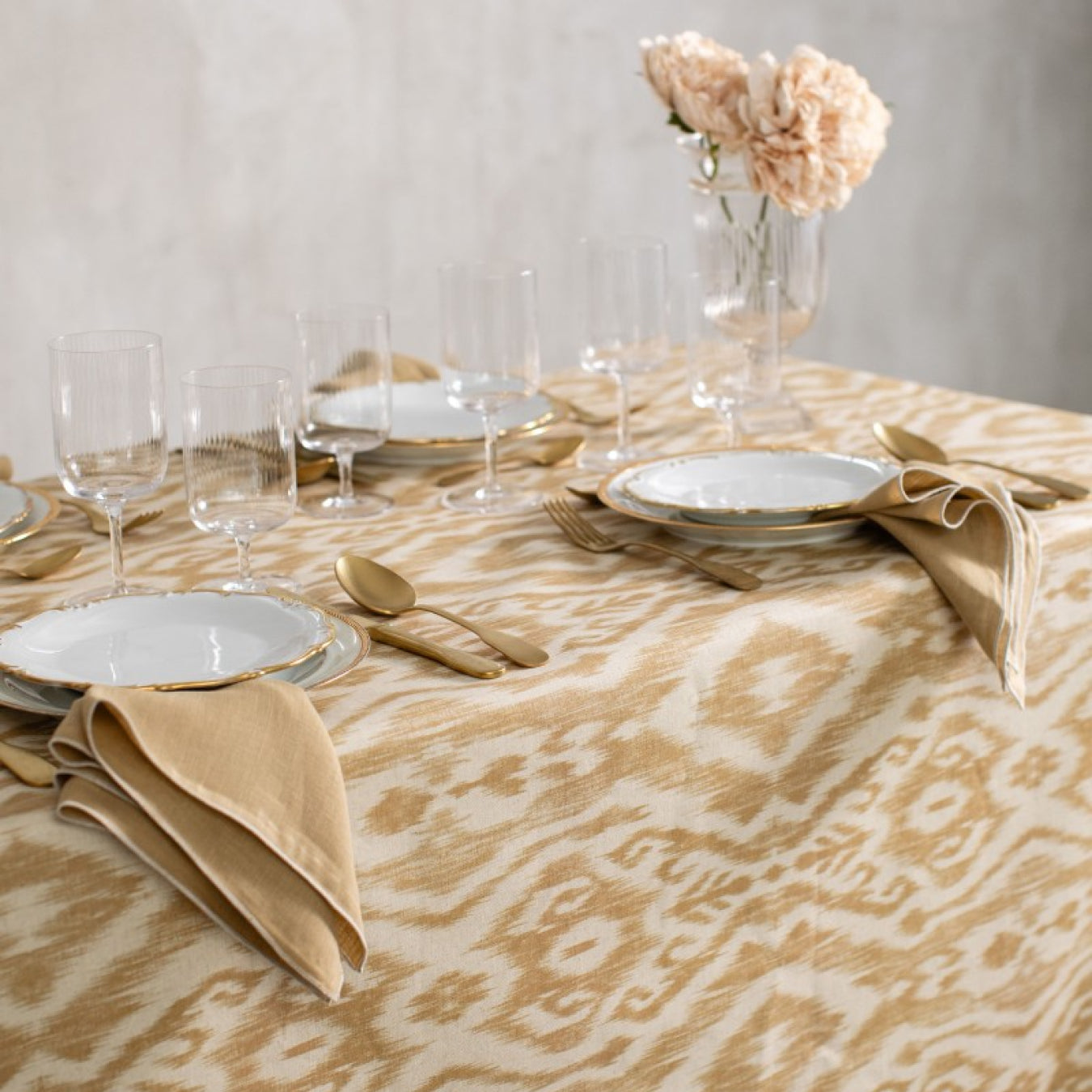 Filo Linen Napkin - Zenzero/Sale Marino