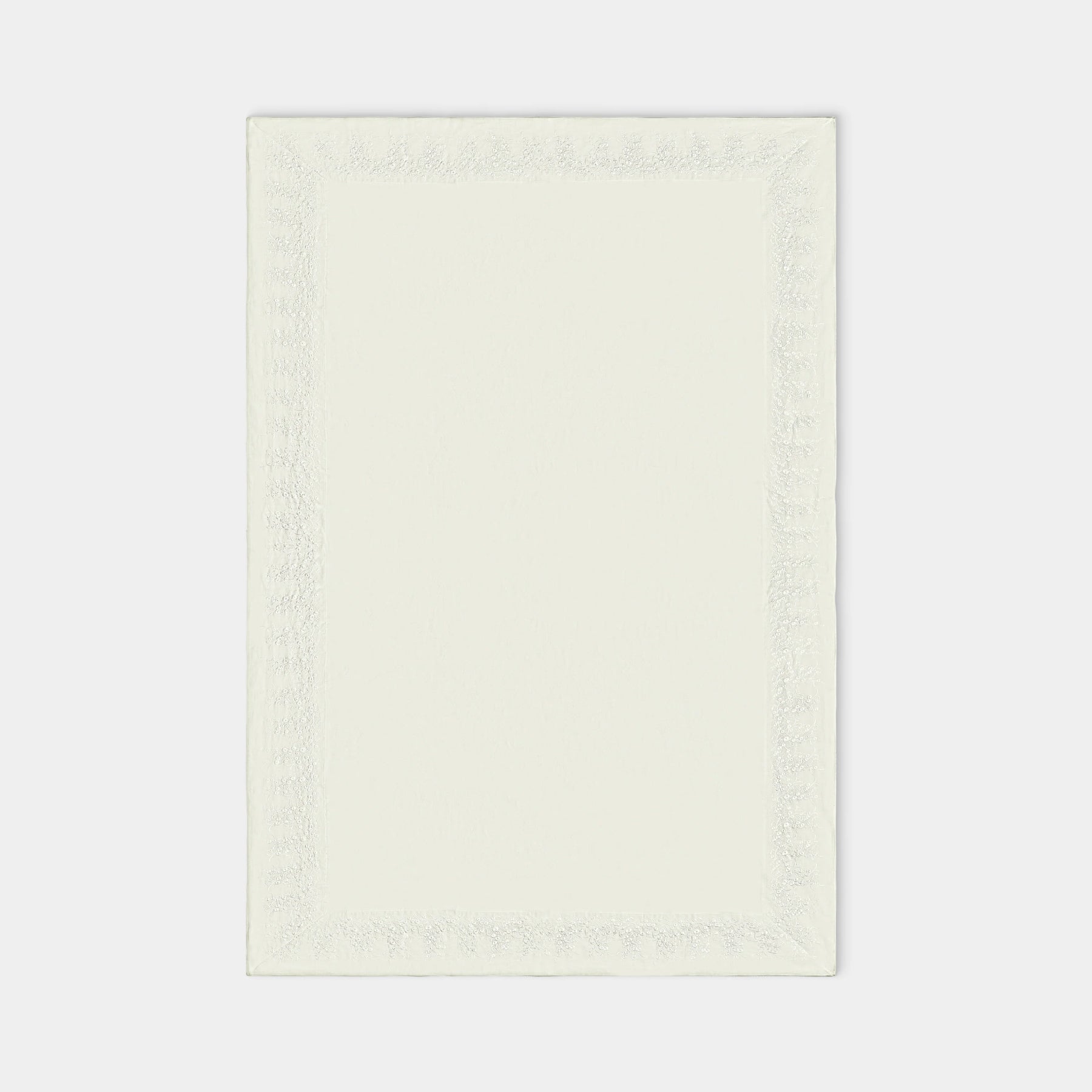 Venaria Linen Tablecloth - Avorio/Avorio