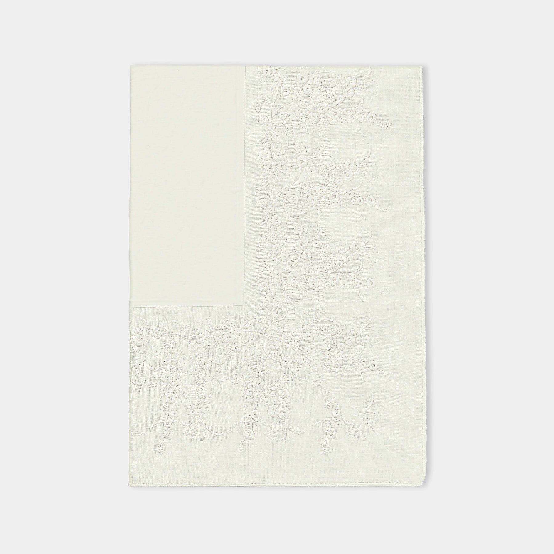 Venaria Linen Tablecloth - Avorio/Avorio
