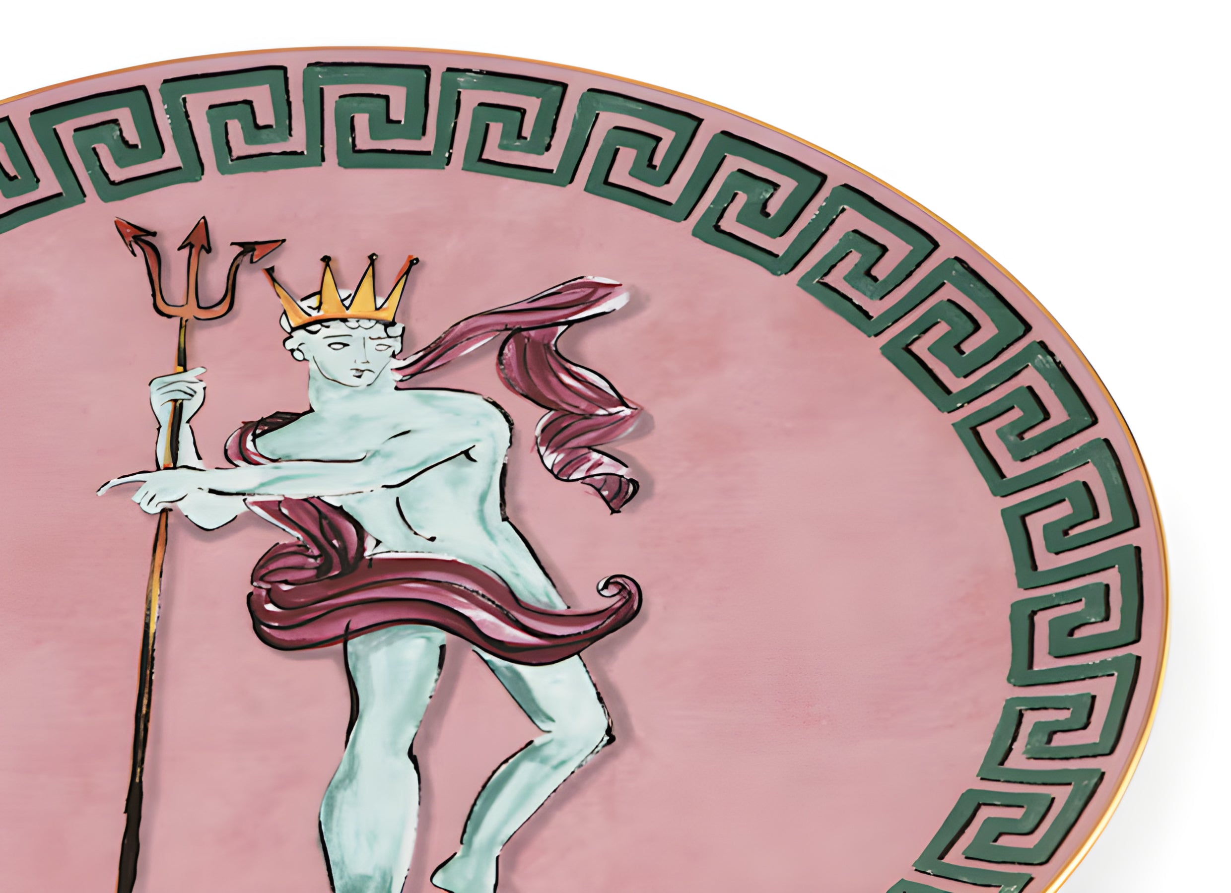 Il Viaggio di Nettuno Centerpiece and Charger Plate