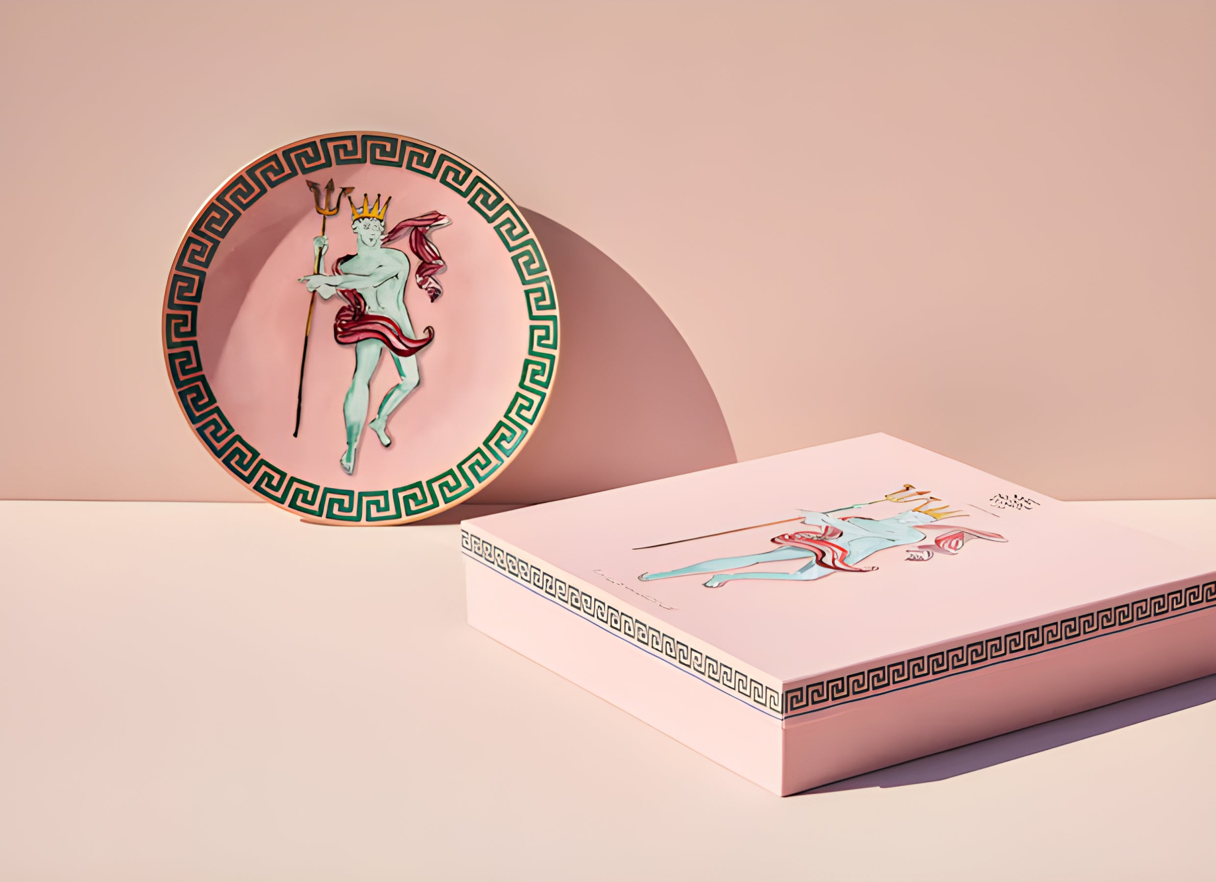 Il Viaggio di Nettuno Centerpiece and Charger Plate