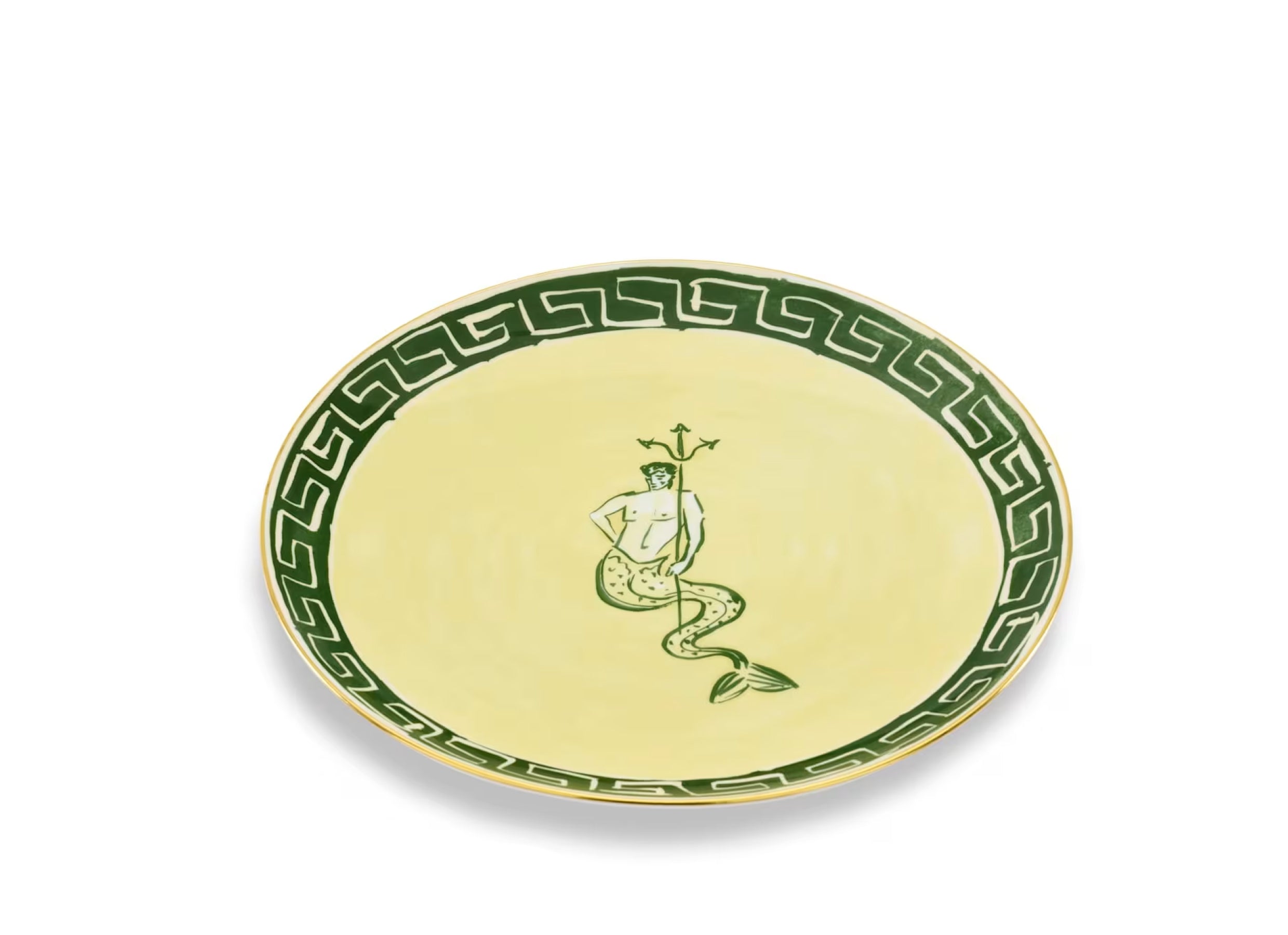 Il Viaggio di Nettuno Flat Charger Plate Amalfi Lemon