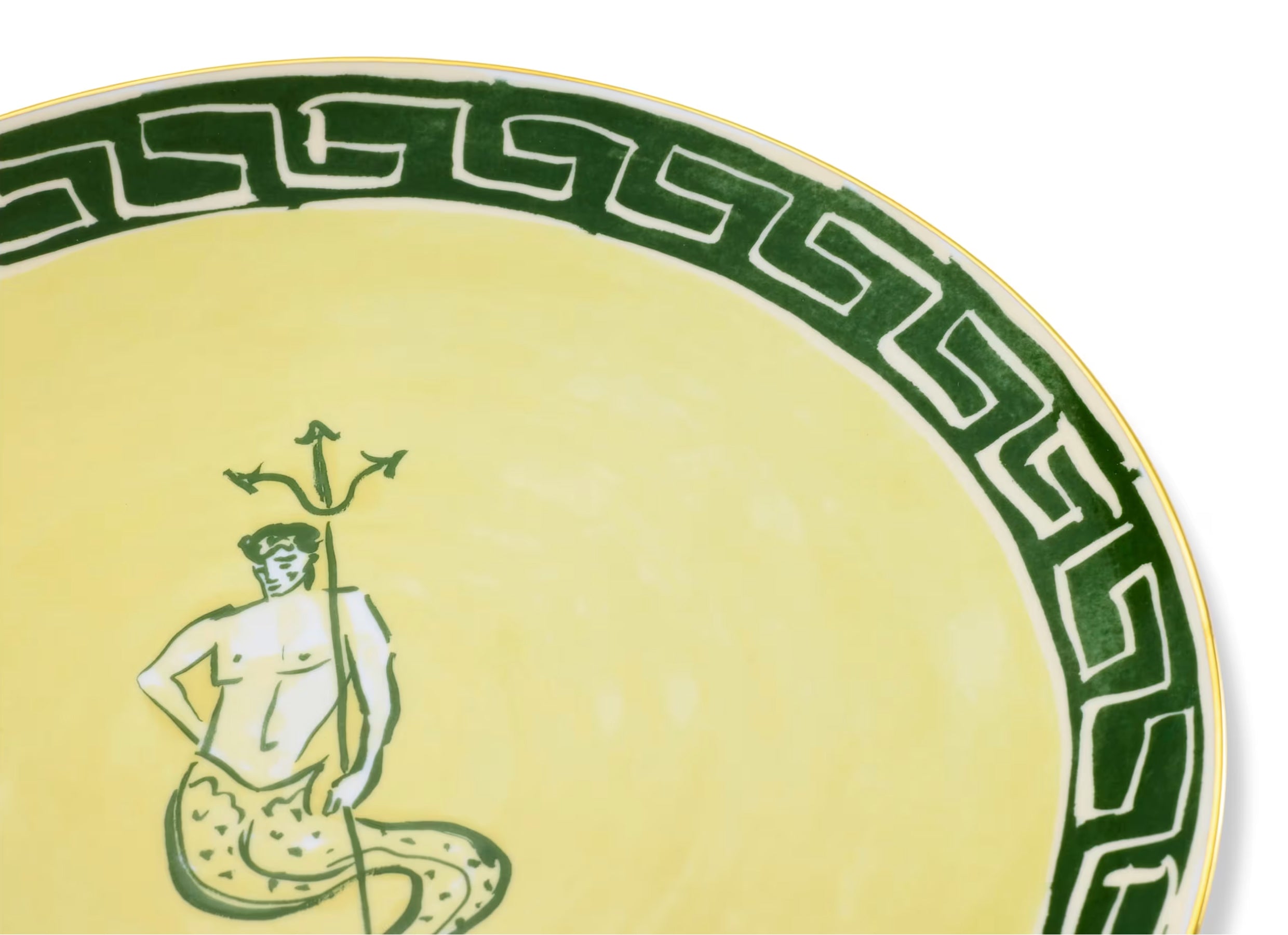Il Viaggio di Nettuno Flat Charger Plate Amalfi Lemon