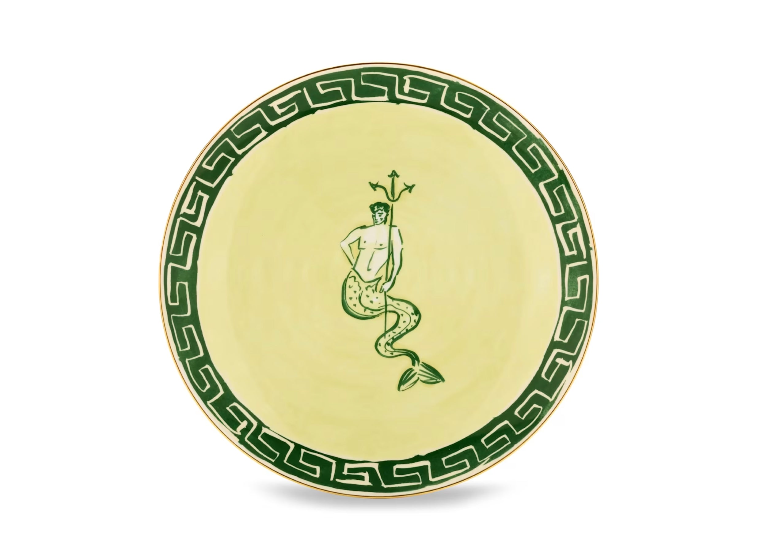 Il Viaggio di Nettuno Flat Charger Plate Amalfi Lemon
