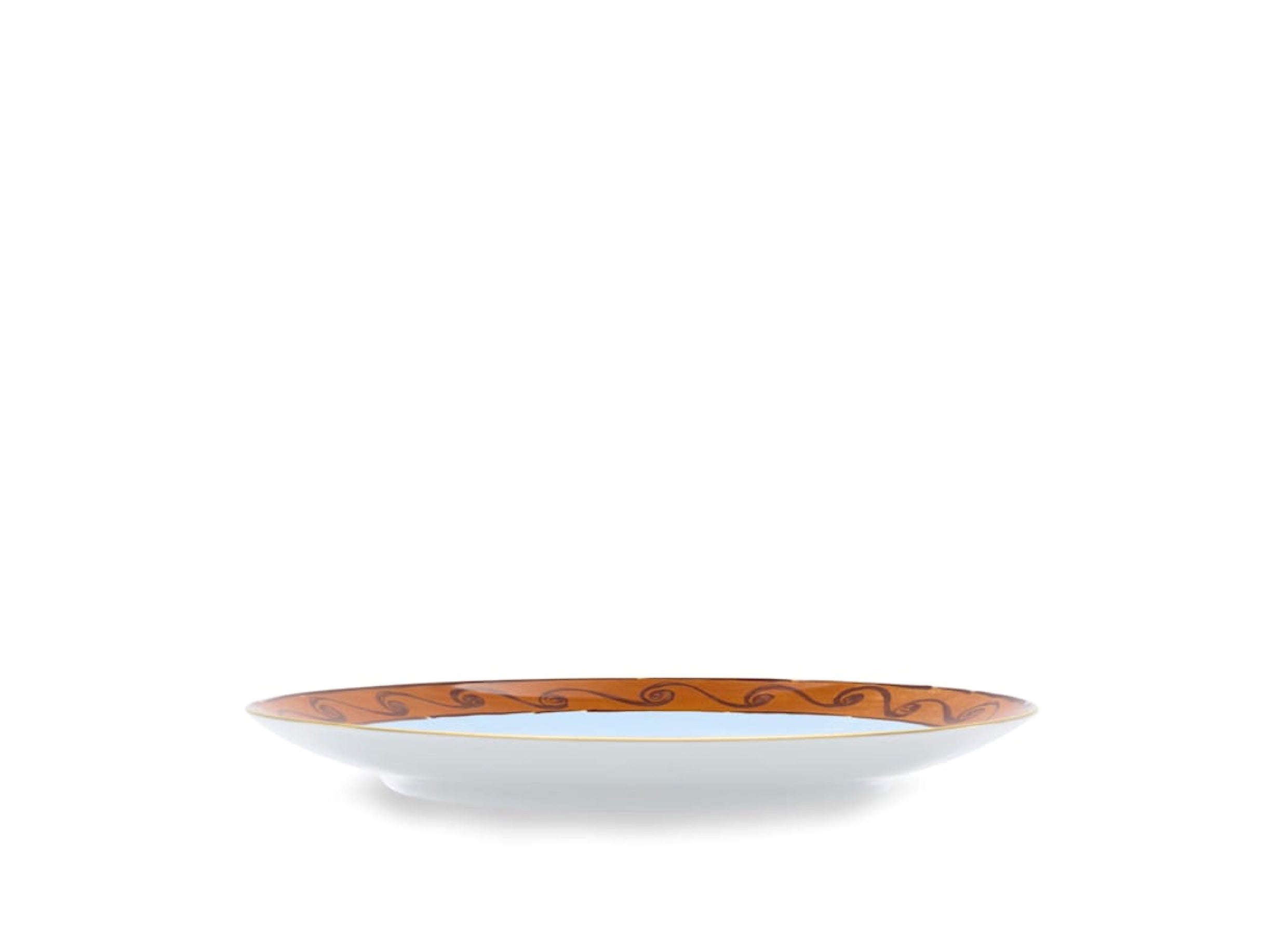 Il Viaggio di Nettuno Flat Charger Plate Terracotta