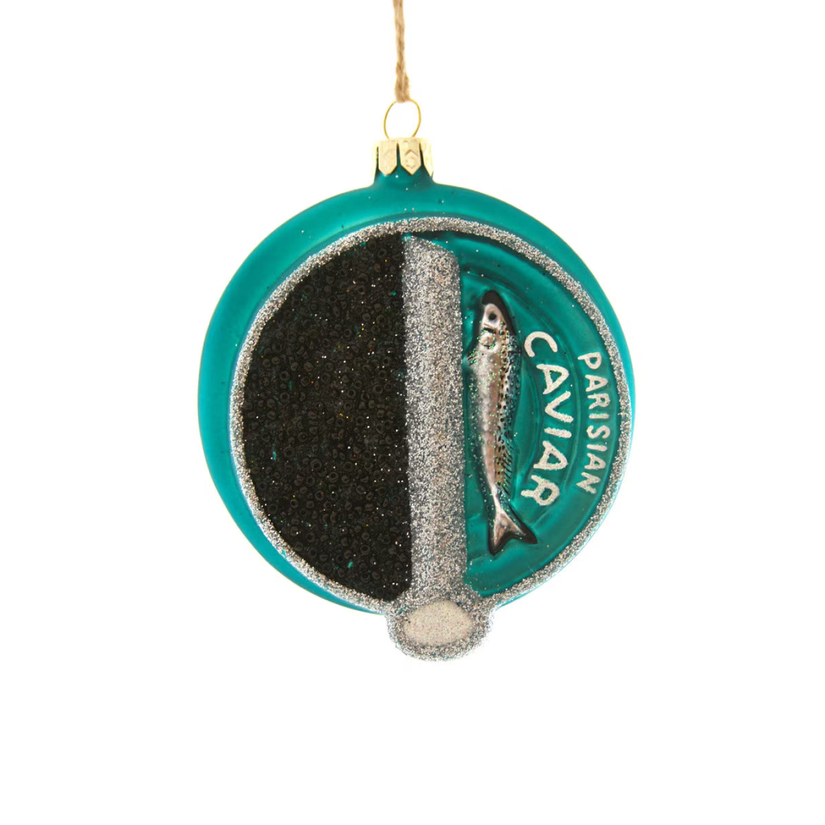 Caviar Green Can Ornament